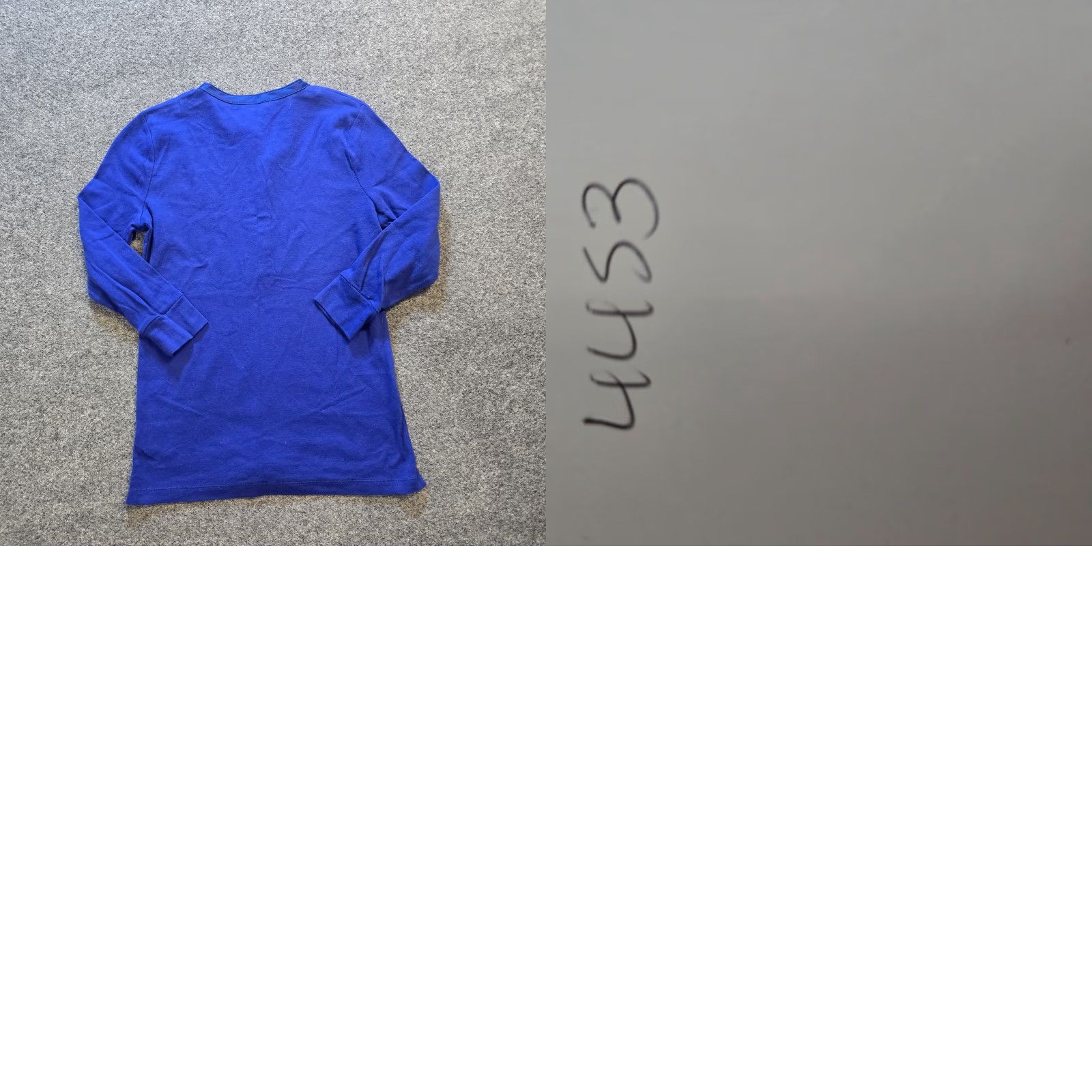 Ralph Lauren Lauren Ralph Lauren Top Womens S Blue Henley Embroidered Preppy Casual Size S / US 4 / IT 40 - 8 Thumbnail