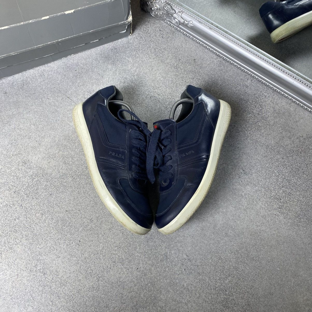 Prada PRADA Sneakers Leather Shoes Blue Size 7 Size US 7 / EU 40 - 6 Thumbnail