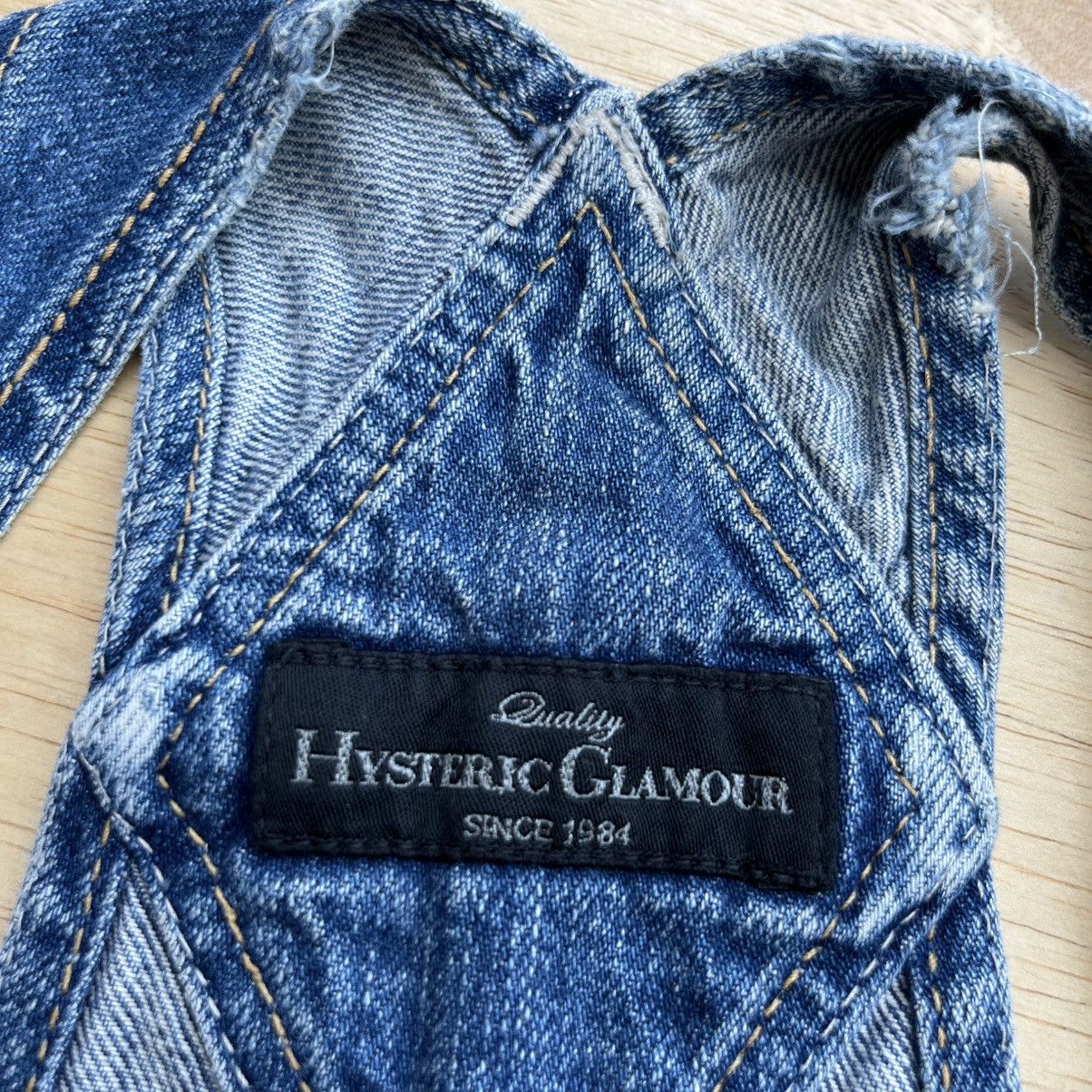 Hysteric Glamour HYSTERIC GLAMOUR OVERALL SHORT JAPANESE BRAND VINTAGE DENIM Size US 30 / EU 46 - 6 Thumbnail