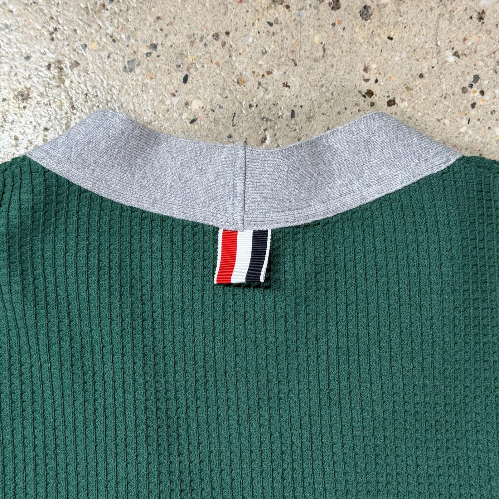Thom Browne Thom Browne Multicolor Waffle Knit Cardigan Size US M / EU 48-50 / 2 - 7 Thumbnail