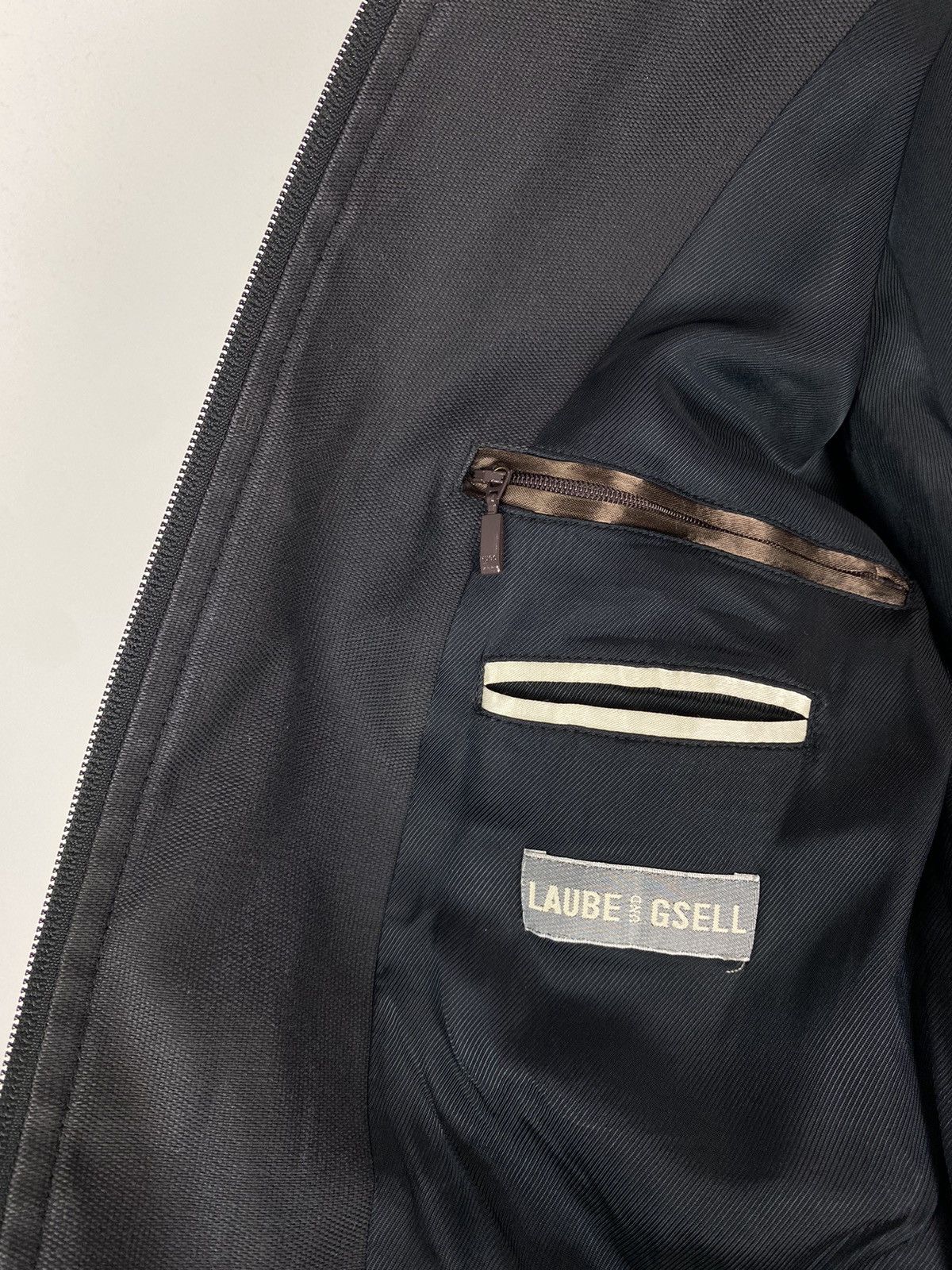 Hugo Boss Y2K Hugo Boss Washed Grey Combined Cotton Zip Up Jacket Size US M / EU 48-50 / 2 - 11 Thumbnail