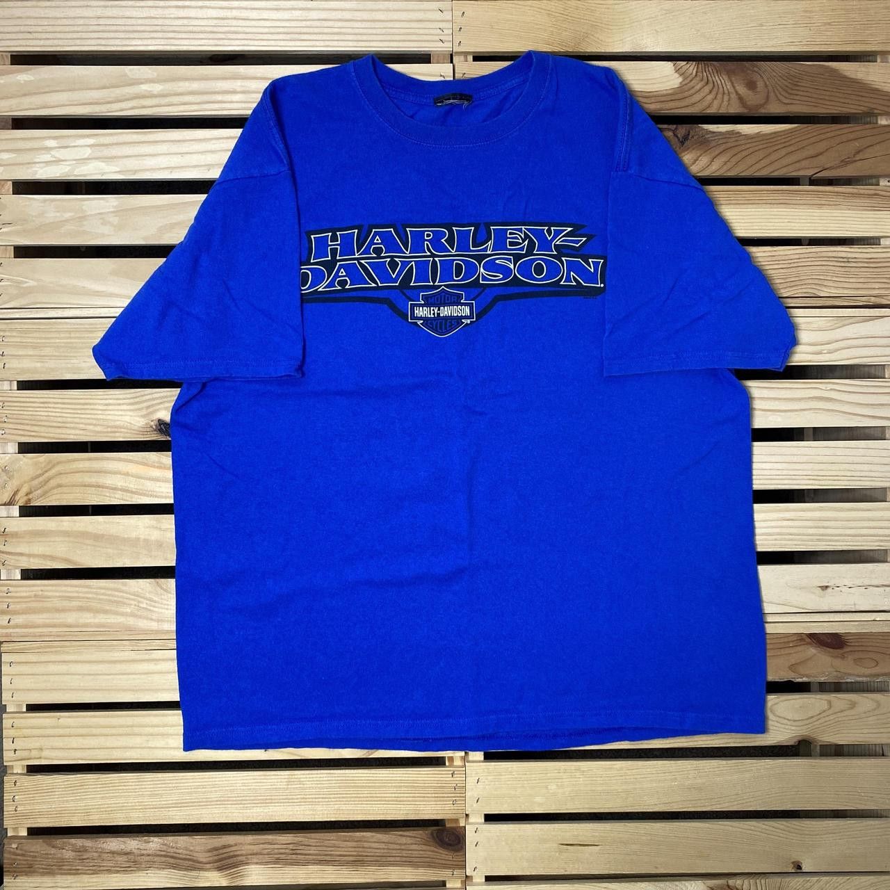 Harley Davidson Harley Davidson Pensacola, FL Blue Biker Tee Size XL Size US XL / EU 56 / 4 - 2 Thumbnail
