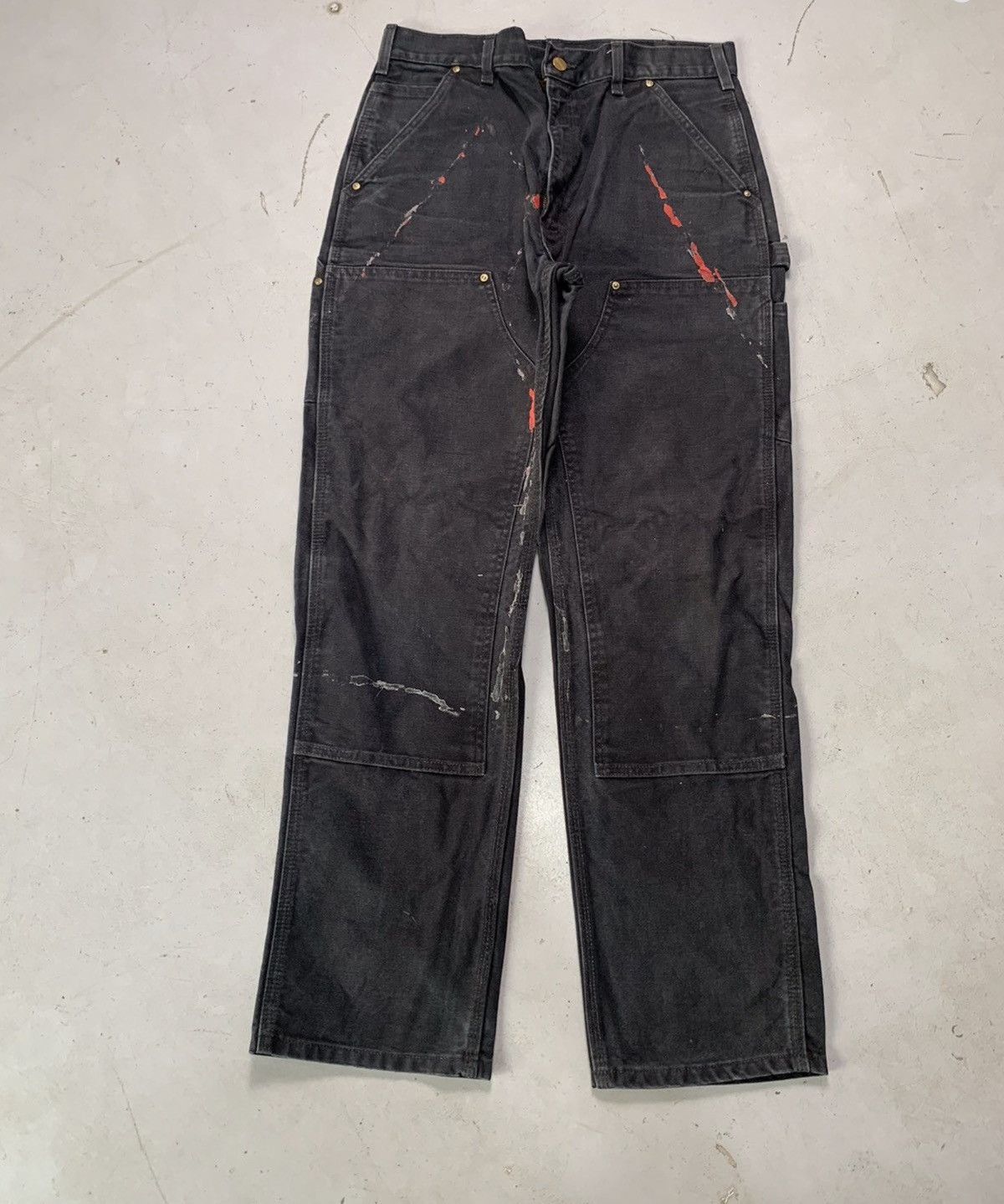 Carhartt Vintage carhartt faded double knee workwear Size US 30 / EU 46 - 1 Thumbnail