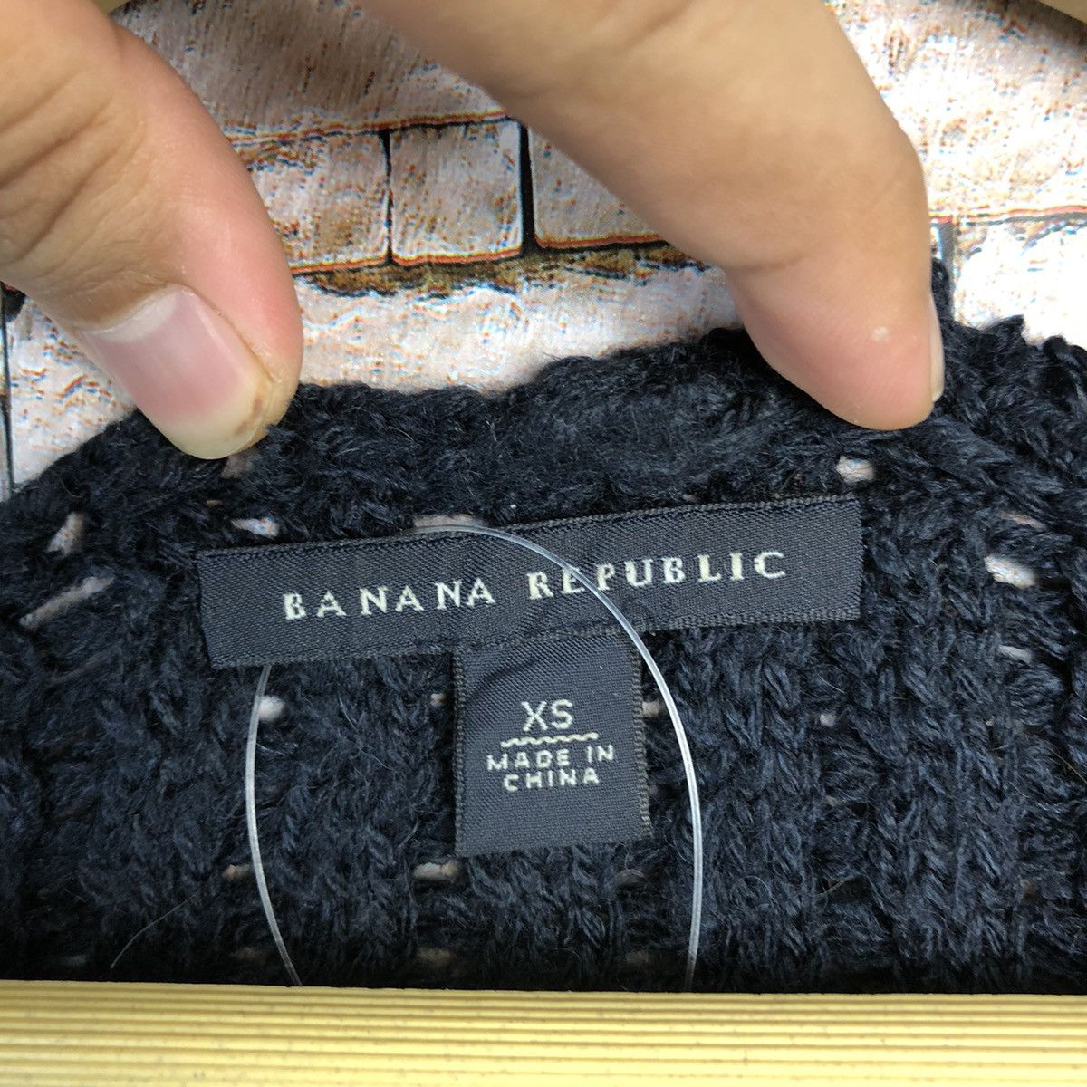 Banana Republic × Homespun Knitwear Banana Republic Black Knitwear #A671 Size XS / US 0-2 / IT 36-38 - 10 Thumbnail