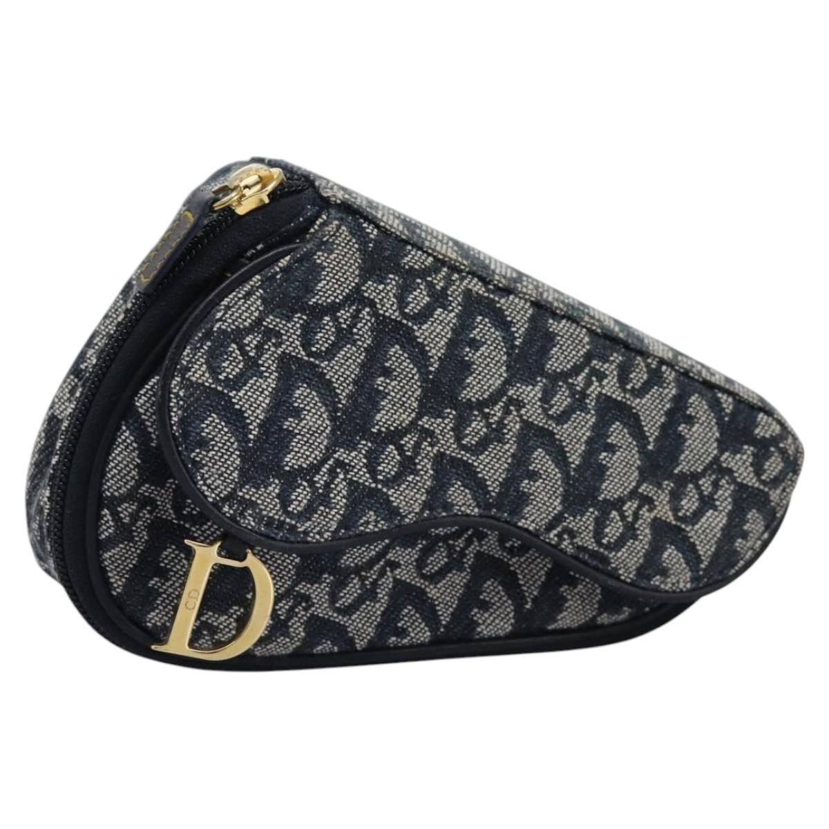 Dior Christian Dior Saddle Zip Pouch Diorissimo Canvas Size ONE SIZE - 1 Thumbnail