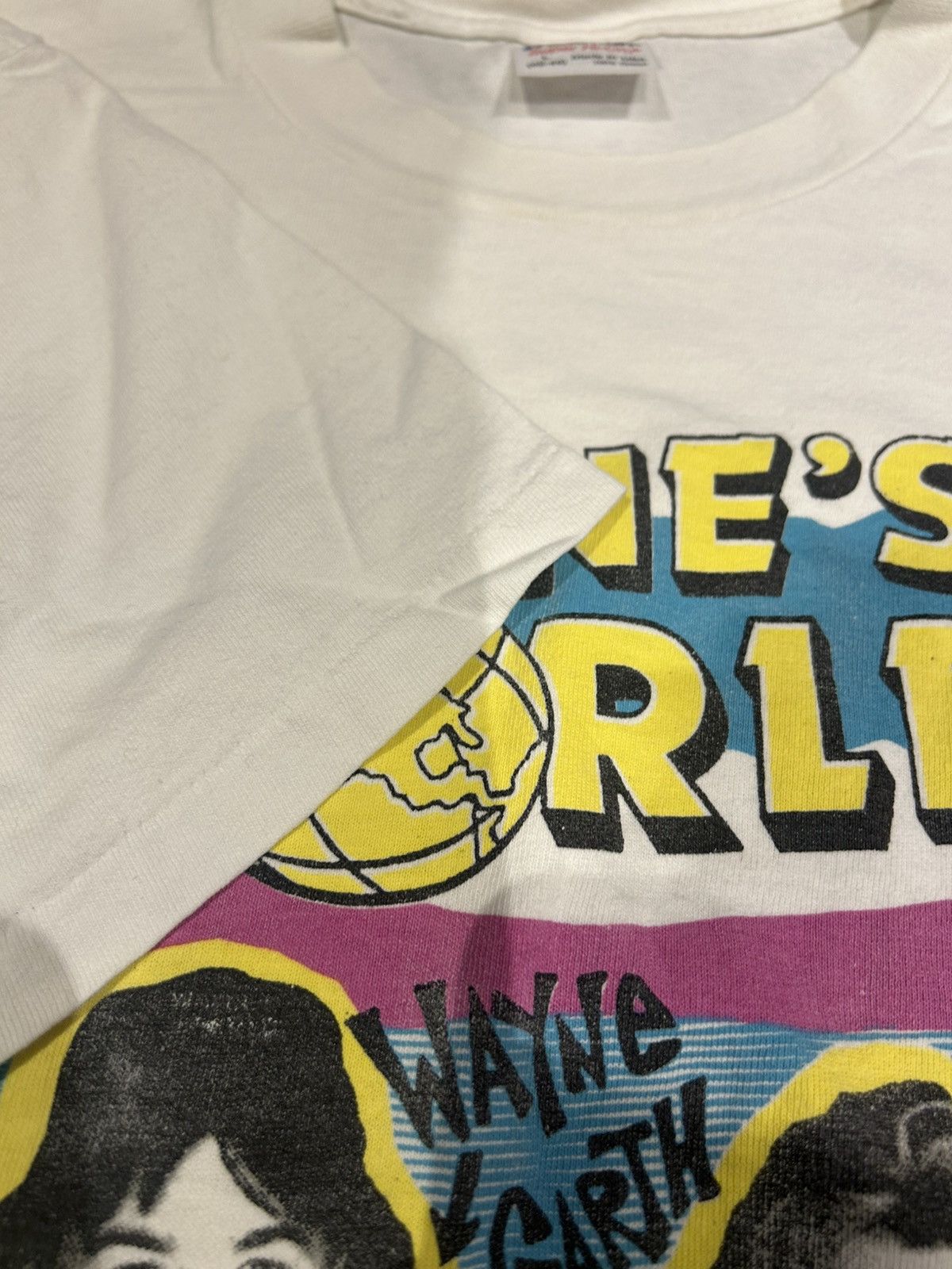 Vintage Wayne’s World 1990 Vintage Original Saturday Night Live Tee Size US L / EU 52-54 / 3 - 5 Thumbnail