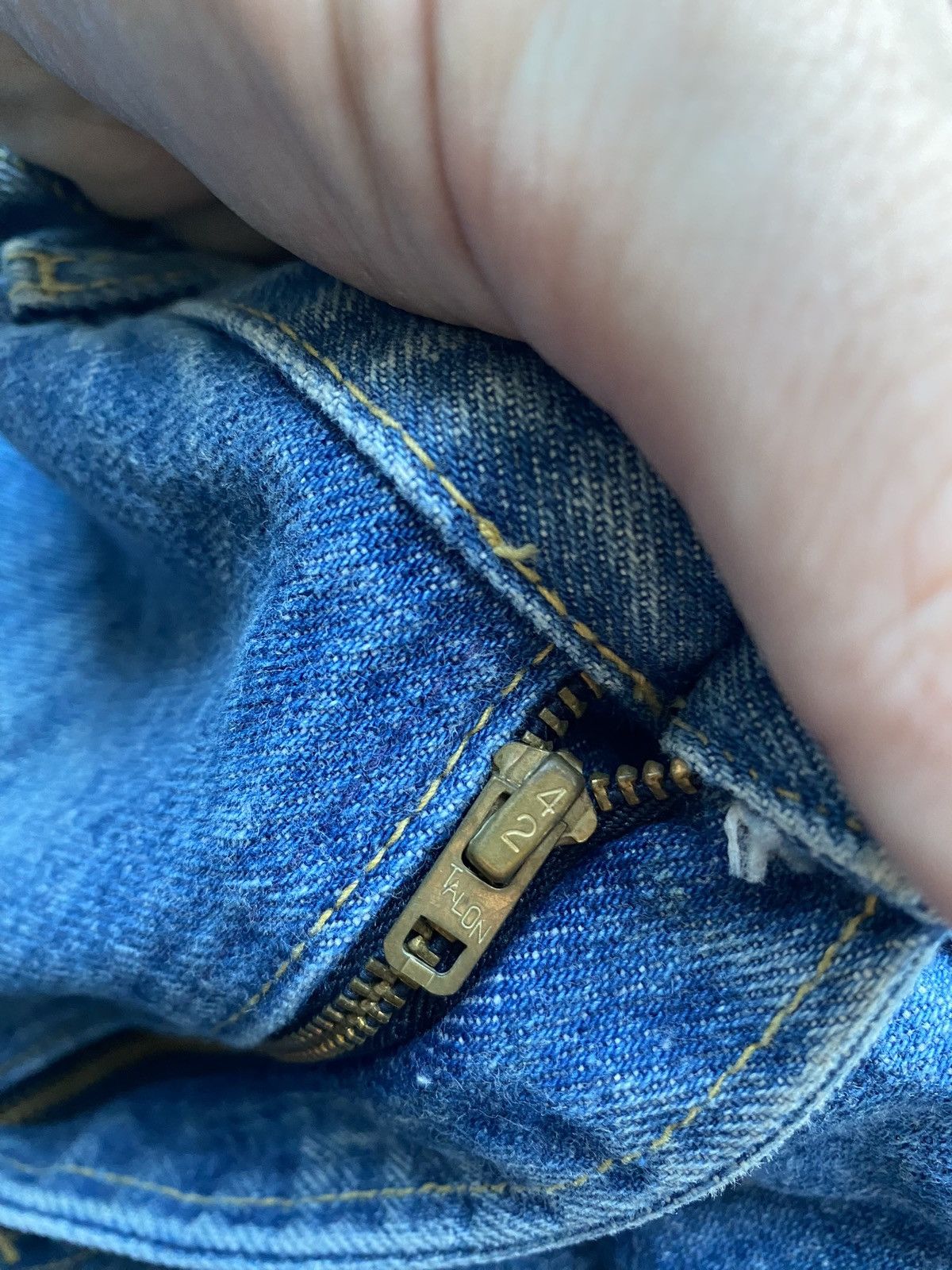 Lee 🔥80s Lee riders archive union made blue washed light jeans Size US 36 / EU 52 - 5 Thumbnail