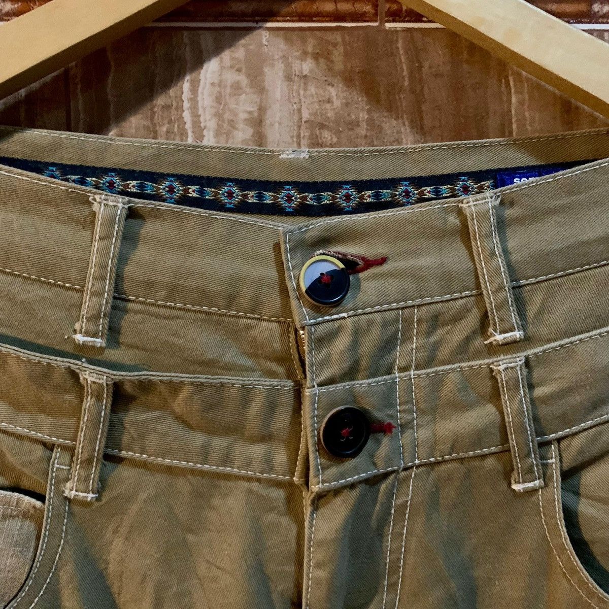 semanticdesign Semantic Design Double Waist Zipper Pants Size US 33 - 5 Thumbnail