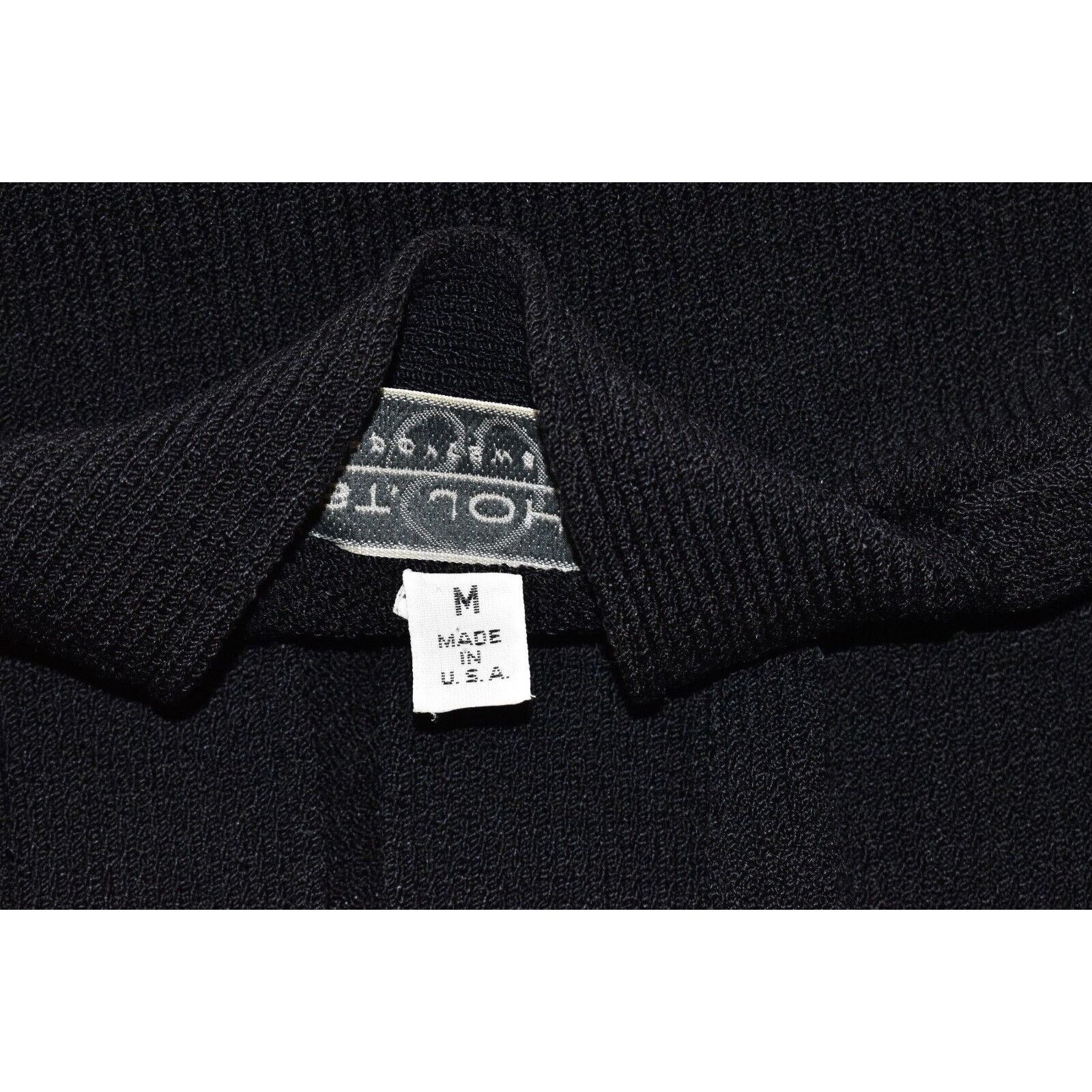 St. John B4 ST JOHN SPORTSWEAR Blk Santana Knit Cardigan Sweater Sz M Size M / US 6-8 / IT 42-44 - 7 Thumbnail