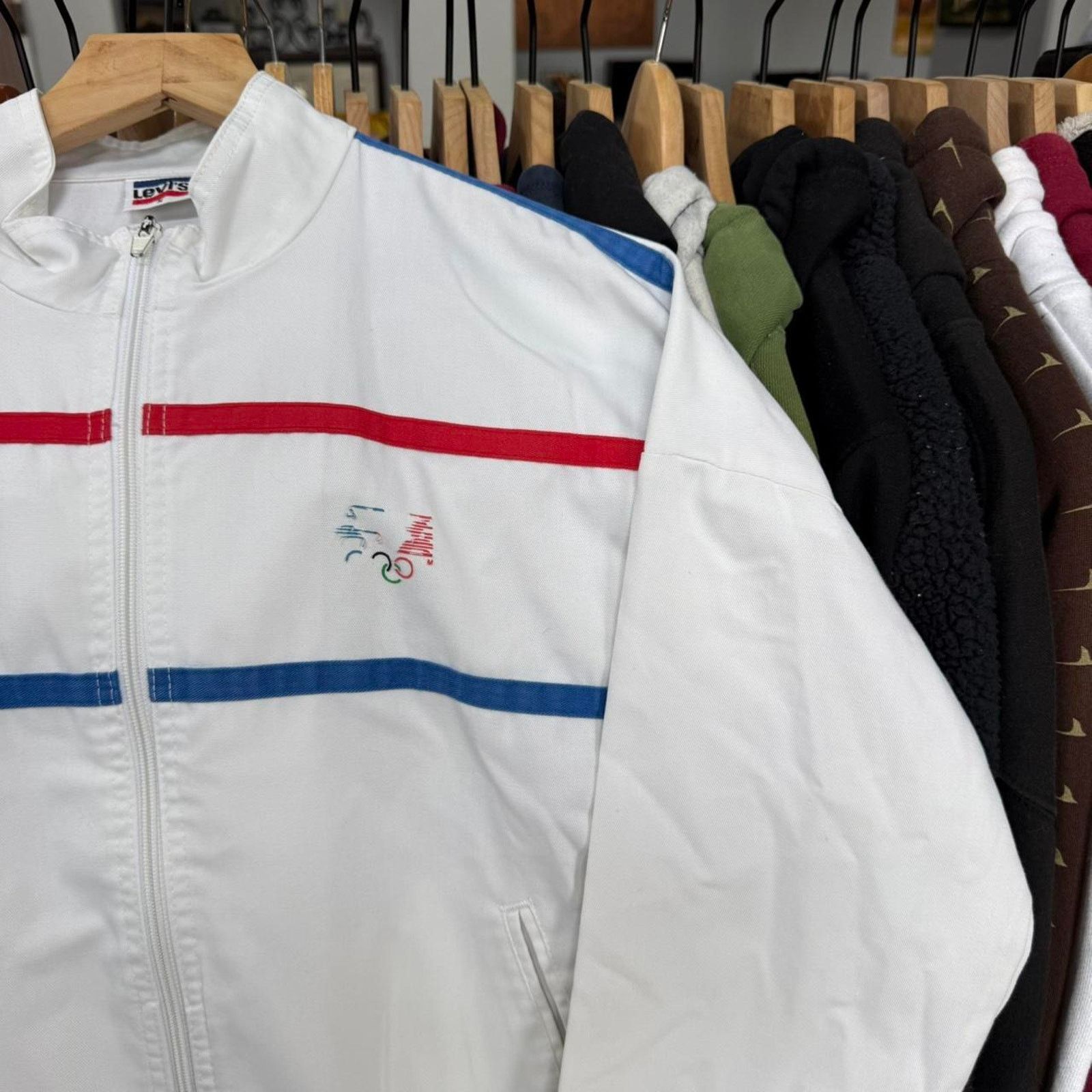 Levi's Vintage 1984 Levi's Olympic Zip Up Jacket Size US S / EU 44-46 / 1 - 3 Thumbnail