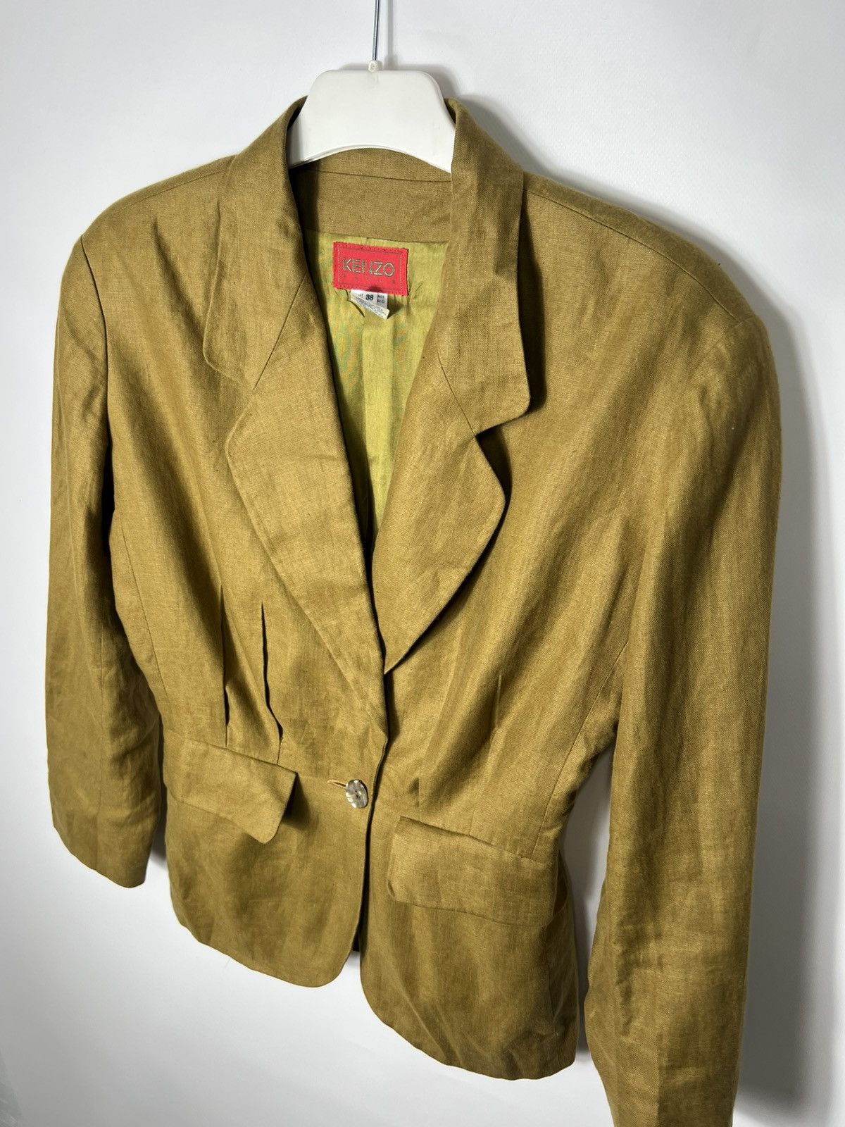 Kenzo Vintage luxury Kenzo one-button blazer Size S / US 4 / IT 40 - 4 Thumbnail