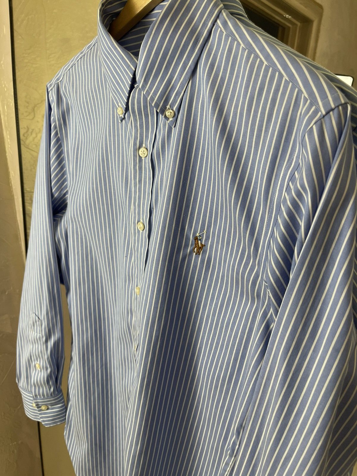 Polo Ralph Lauren Ralph Lauren Easy Care Slim Fit Striped Tech-Cotton Shirt Size US M / EU 48-50 / 2 - 5 Thumbnail