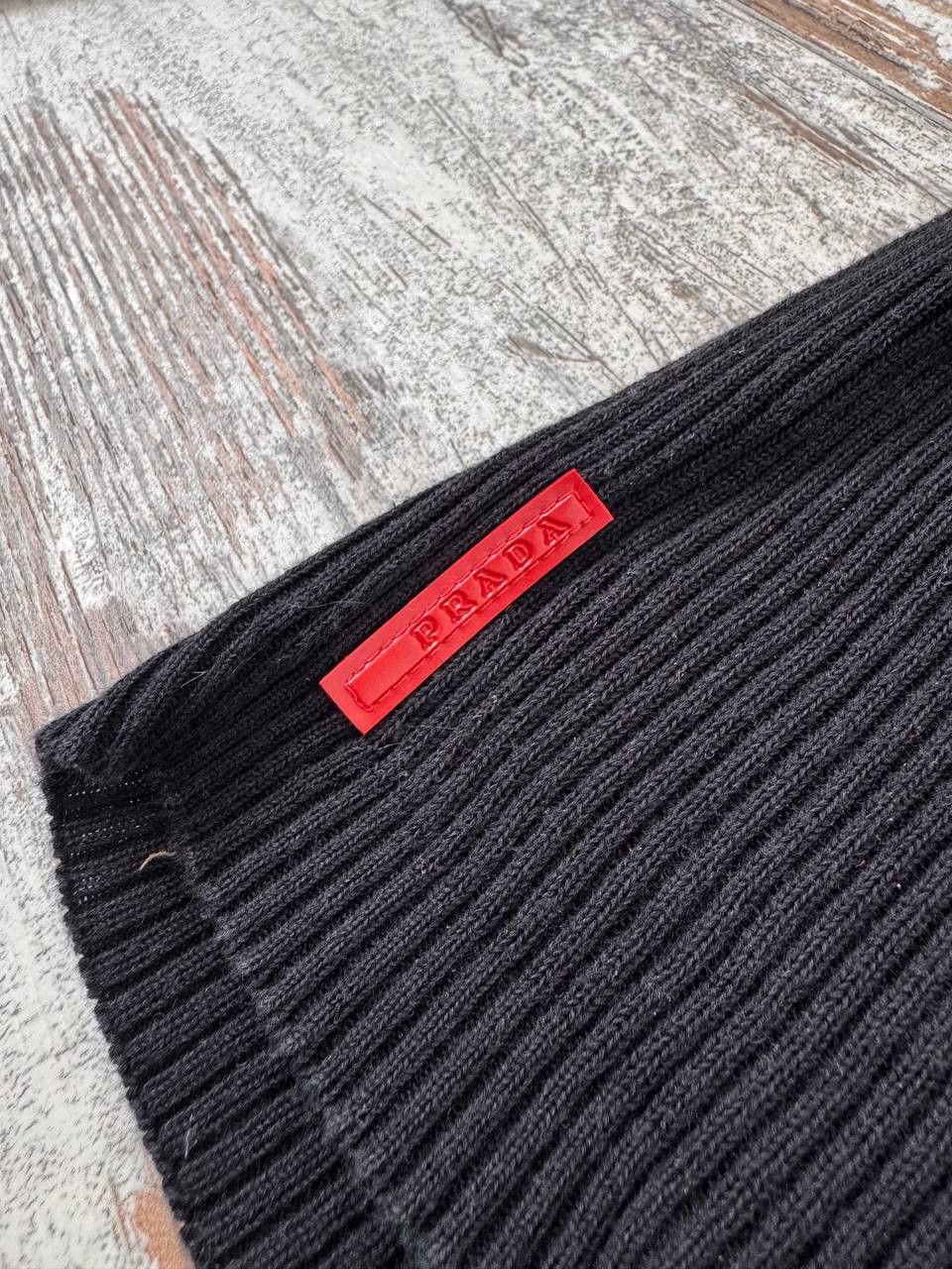 Prada Prada Linea Rossa Milano Men's Full Zip Knit Sweater Red Tab Size US L / EU 52-54 / 3 - 4 Thumbnail