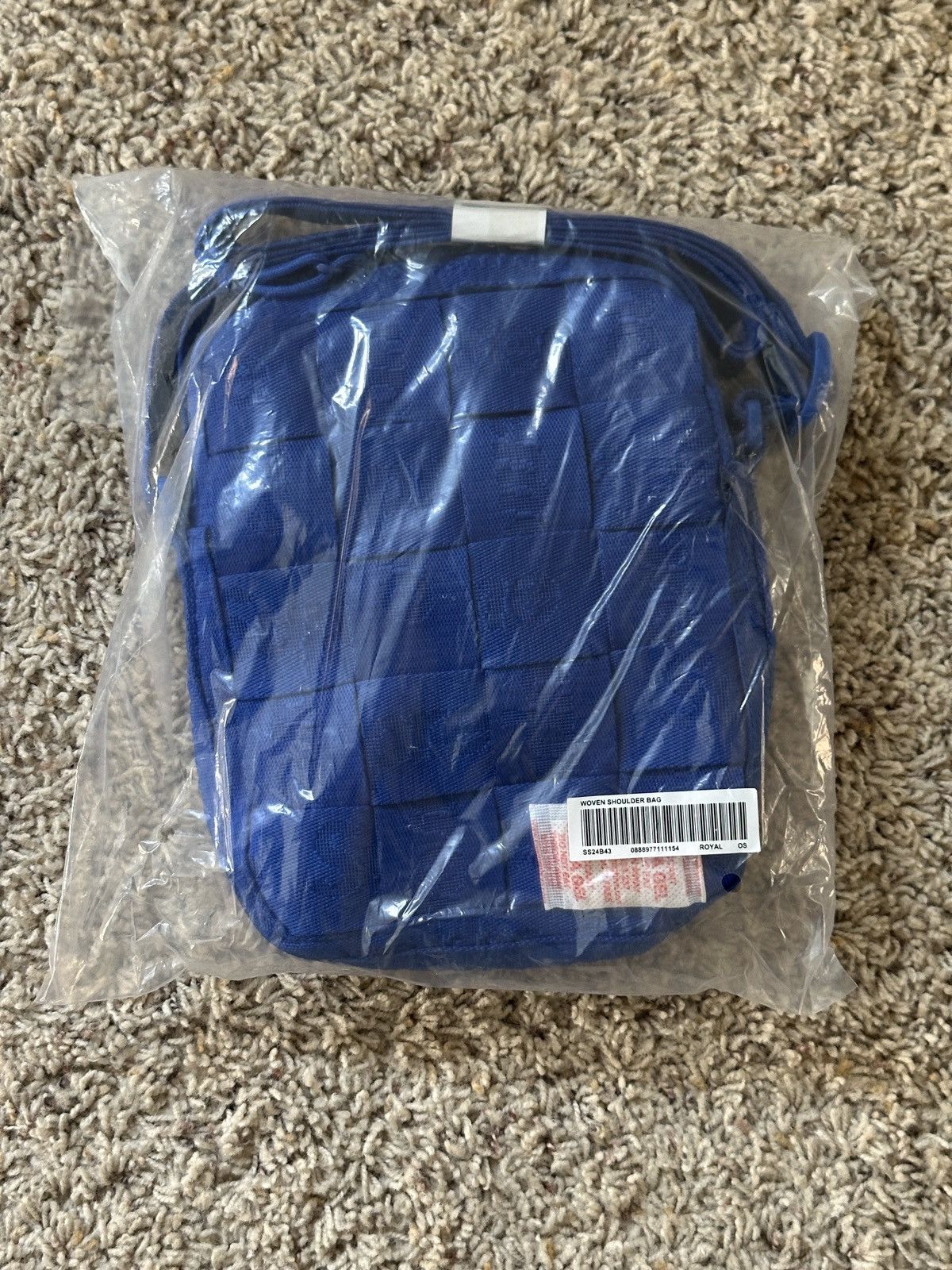 Supreme Supreme Woven Shoulder Bag - Royal Blue Size ONE SIZE - 1 Thumbnail