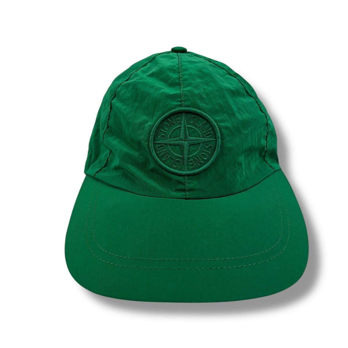 Stone Island Stone Island Green Nylon Metal Cap In Econyl Size ONE SIZE - 2 Thumbnail
