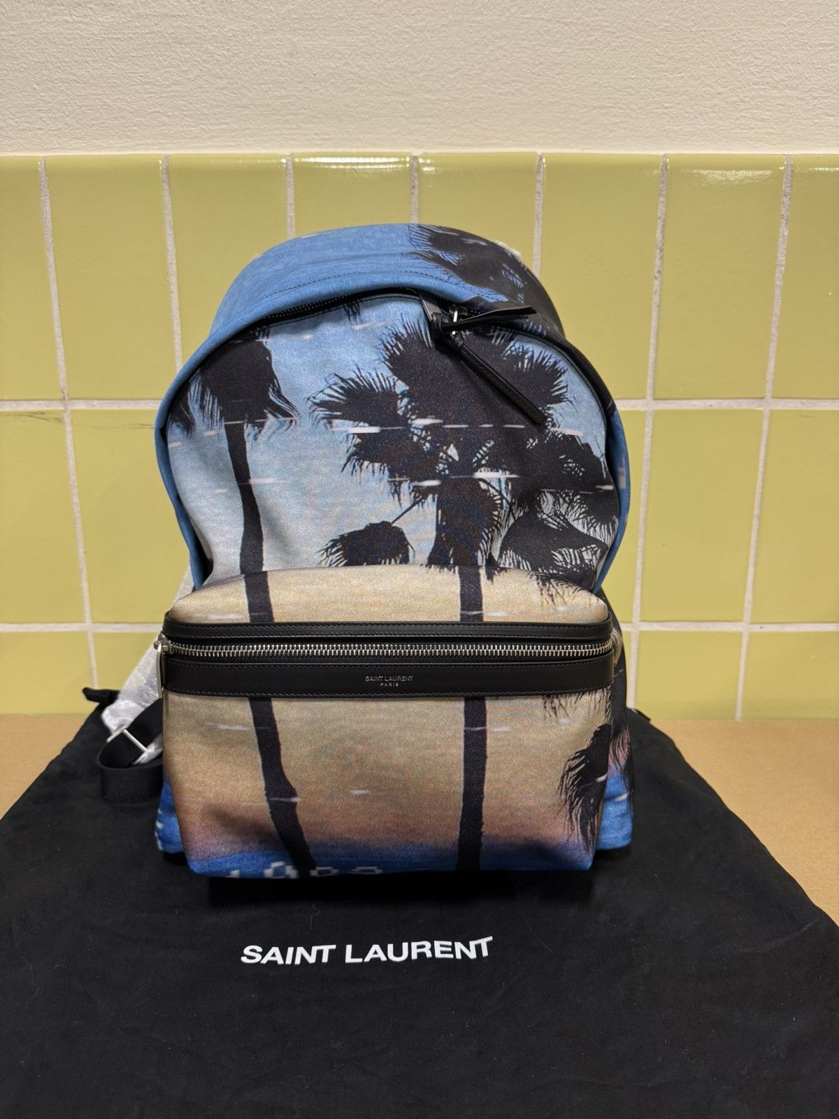Saint Laurent Paris Saint Laurent Printed City Backpack NEW 1200$ Size ONE SIZE - 1 Thumbnail