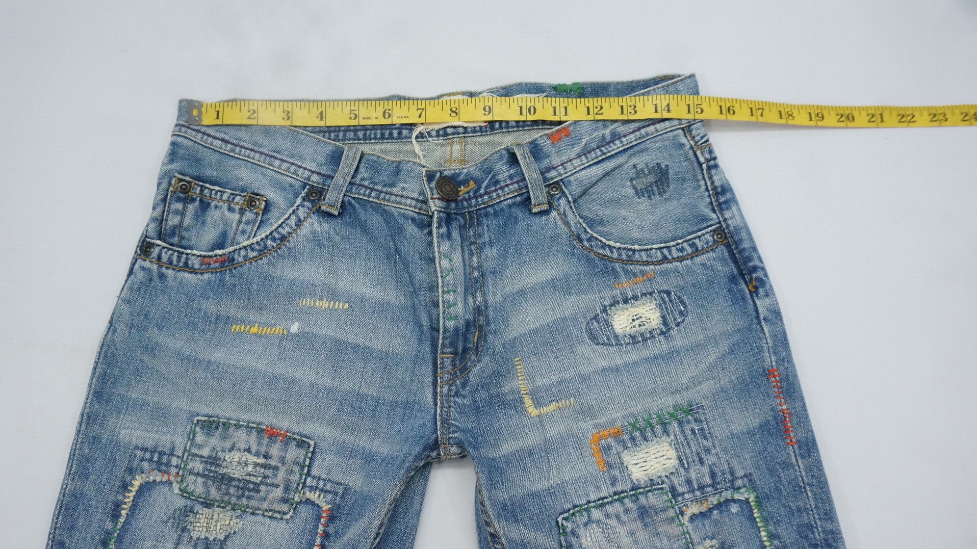 🇯🇵[a:r] Japan Boro Patch Flare Lowrise Women Jeans
