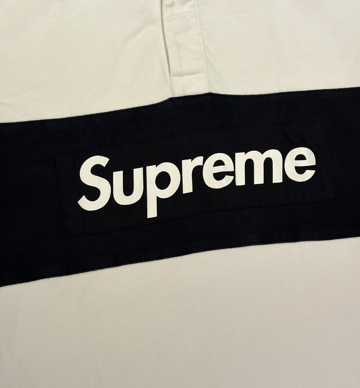 Supreme Supreme Rugby Box Logo Polo T-Shirt Size US L / EU 52-54 / 3 - 3 Thumbnail
