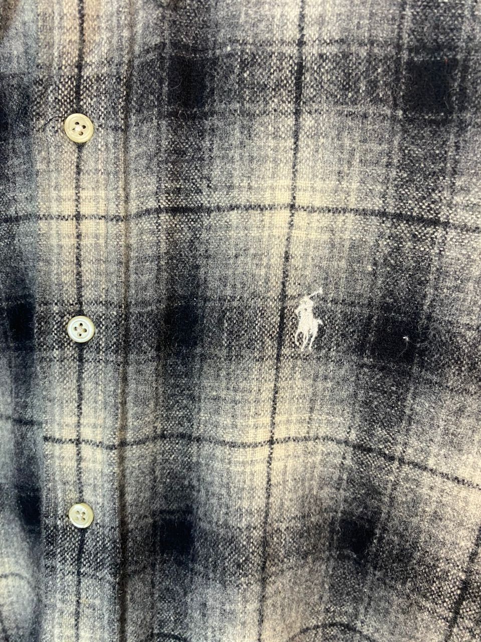 Flannel × Polo Ralph Lauren × Vintage Vintage polo Ralph Lauren wool flannel button up shirt Size US XL / EU 56 / 4 - 5 Thumbnail