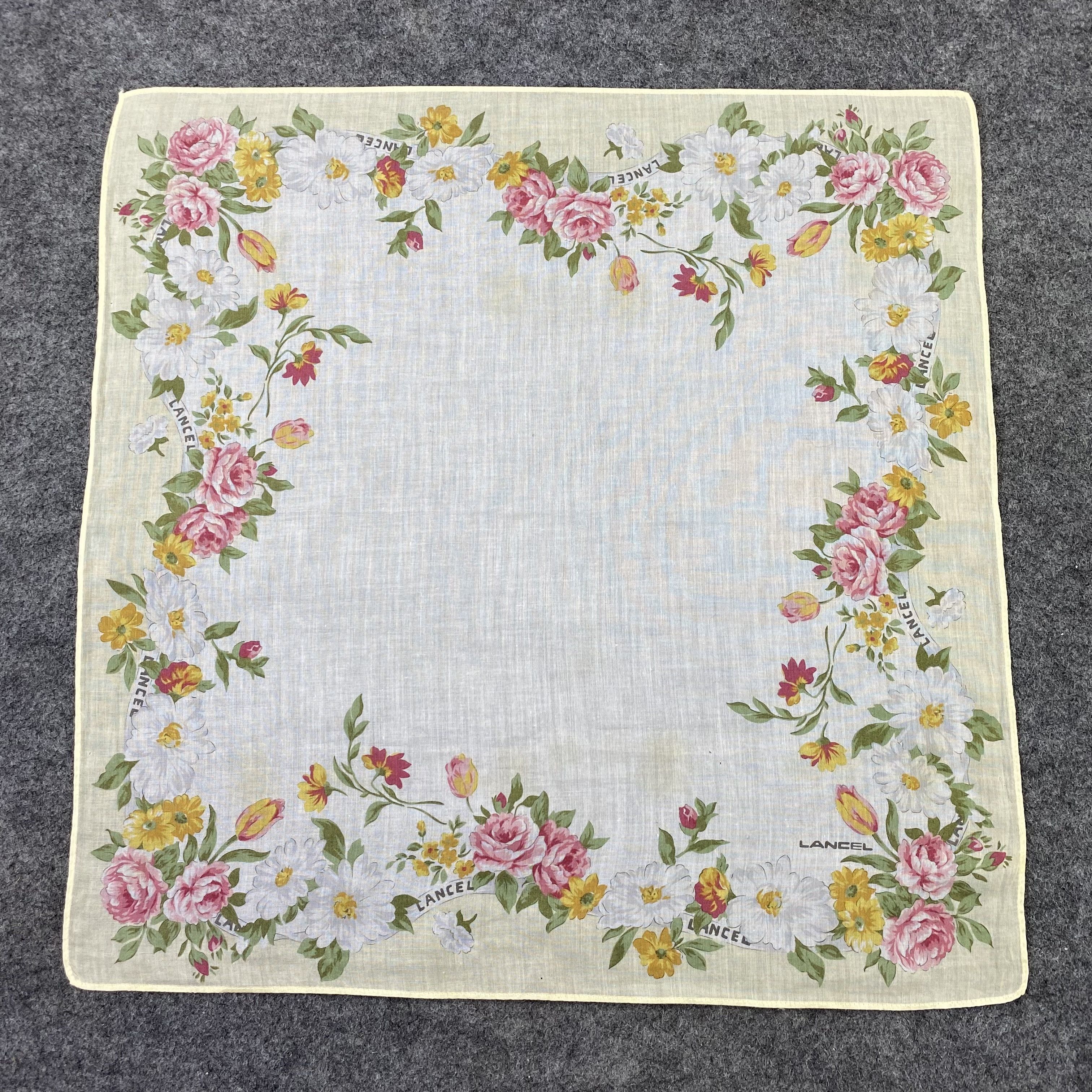 Lancel Lancel Handkerchief / Bandana / Neckerchief -B686 Size ONE SIZE - 3 Thumbnail