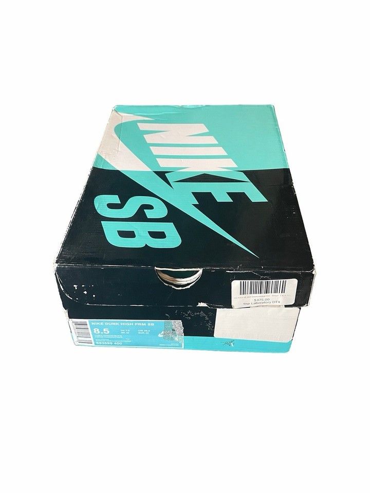 Nike SB Nike SB Dunk High Tiffany Croc Black Aqua 653599-400 SZ 9.5 Size US 9.5 / EU 42-43 - 8 Thumbnail