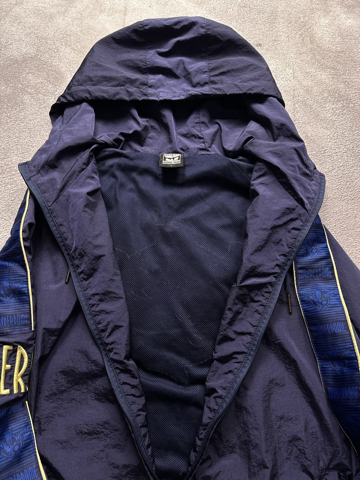 Thunderdome Vintage 00s Thunderdome Hardcore Rave Gabber Big Logo Jacket Size US L / EU 52-54 / 3 - 13 Thumbnail