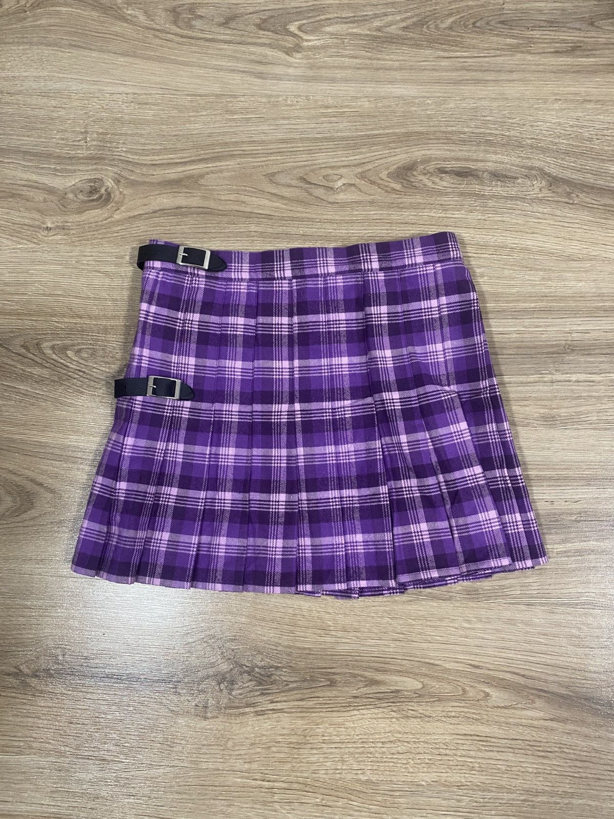 Drop Dead Clothing Drop Dead Checkered Japanese School Style Mini/Midi Skirt S Size 28" / US 6 / IT 42 - 10 Thumbnail