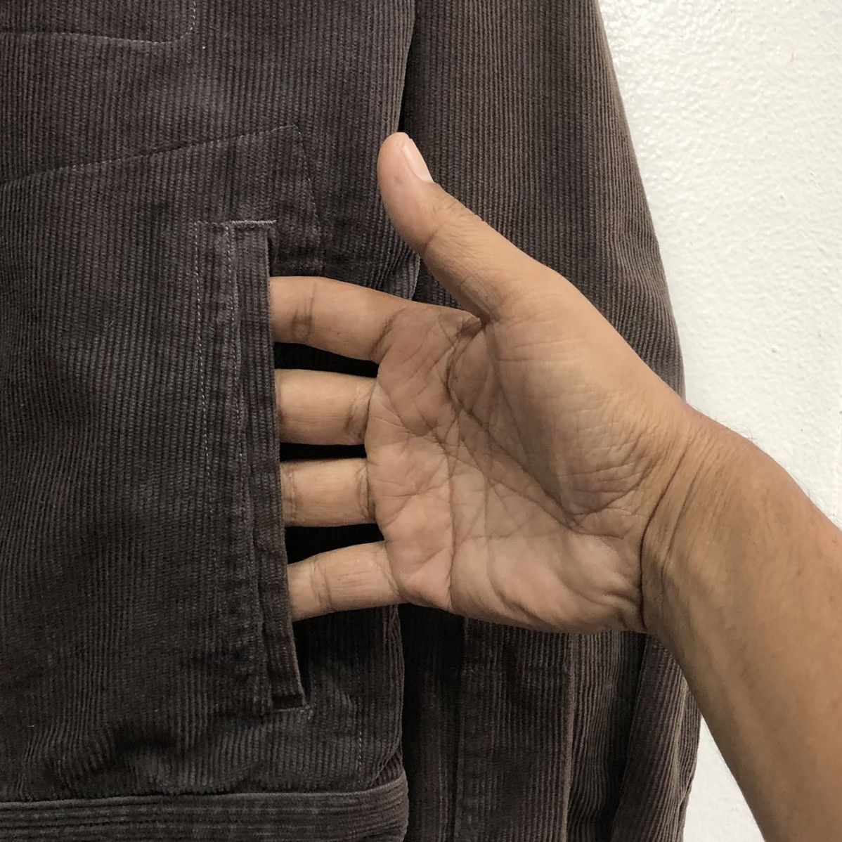 Vintage PHERROW 13W-PEJ Fellows Corduroy Burgundy Snap Button Jacket Size US M / EU 48-50 / 2 - 15 Thumbnail