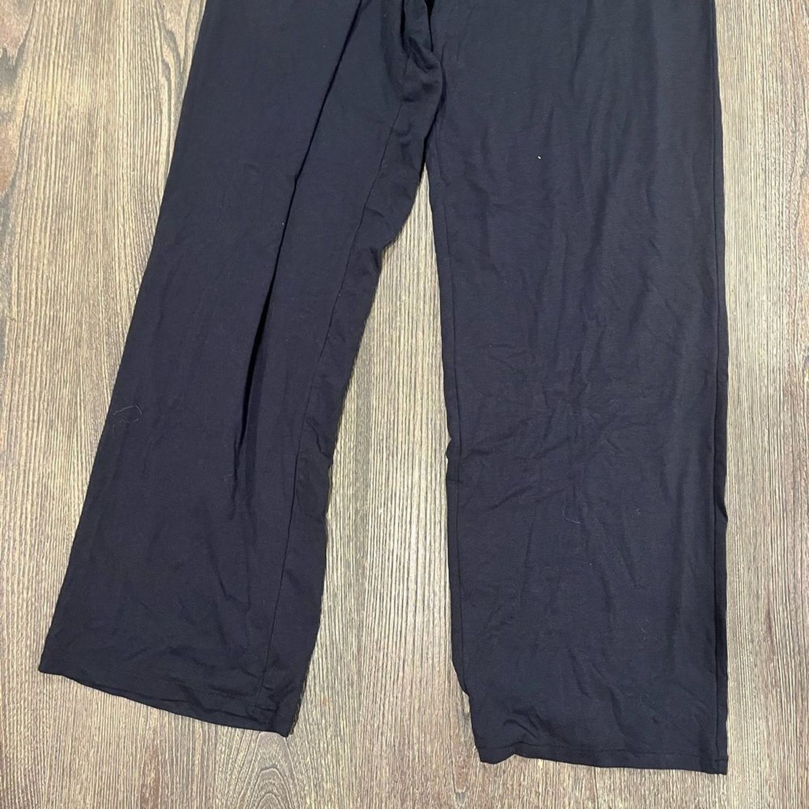 SKIMS NWT Skims Boyfriend Loose Pant Straight Leg Onyx Size S Size 30" / US 8 / IT 44 - 2 Thumbnail