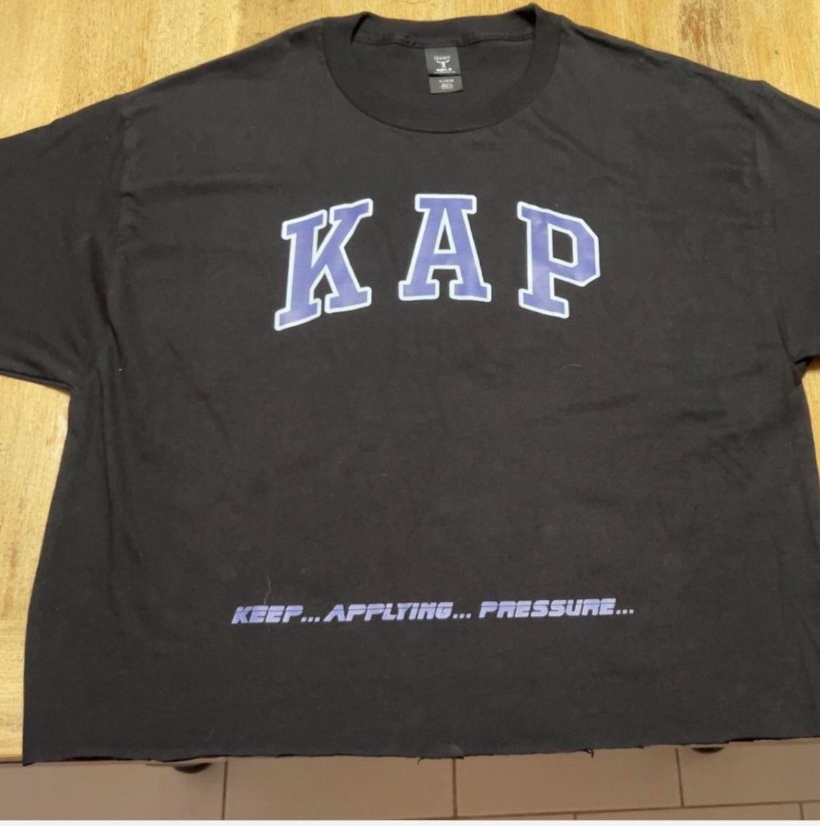 Other NEW mens Large SS T shirt “KAP” university streetwear purple Size US L / EU 52-54 / 3 - 1 Thumbnail