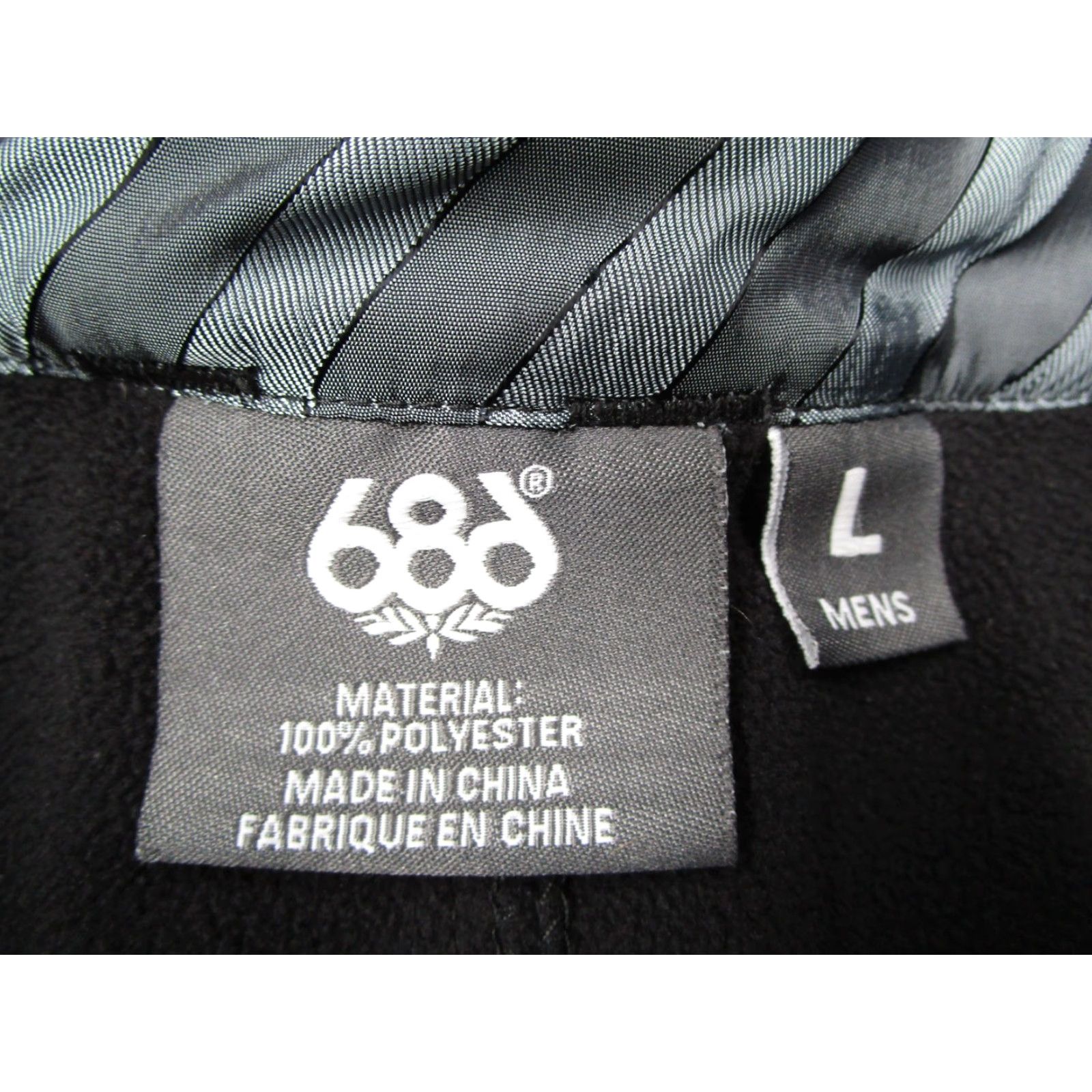 686 686 Pants Mens Large Black Fleece Lined Ski Snowboard Winter Insulated Pockets Zip Size US 33 - 3 Thumbnail