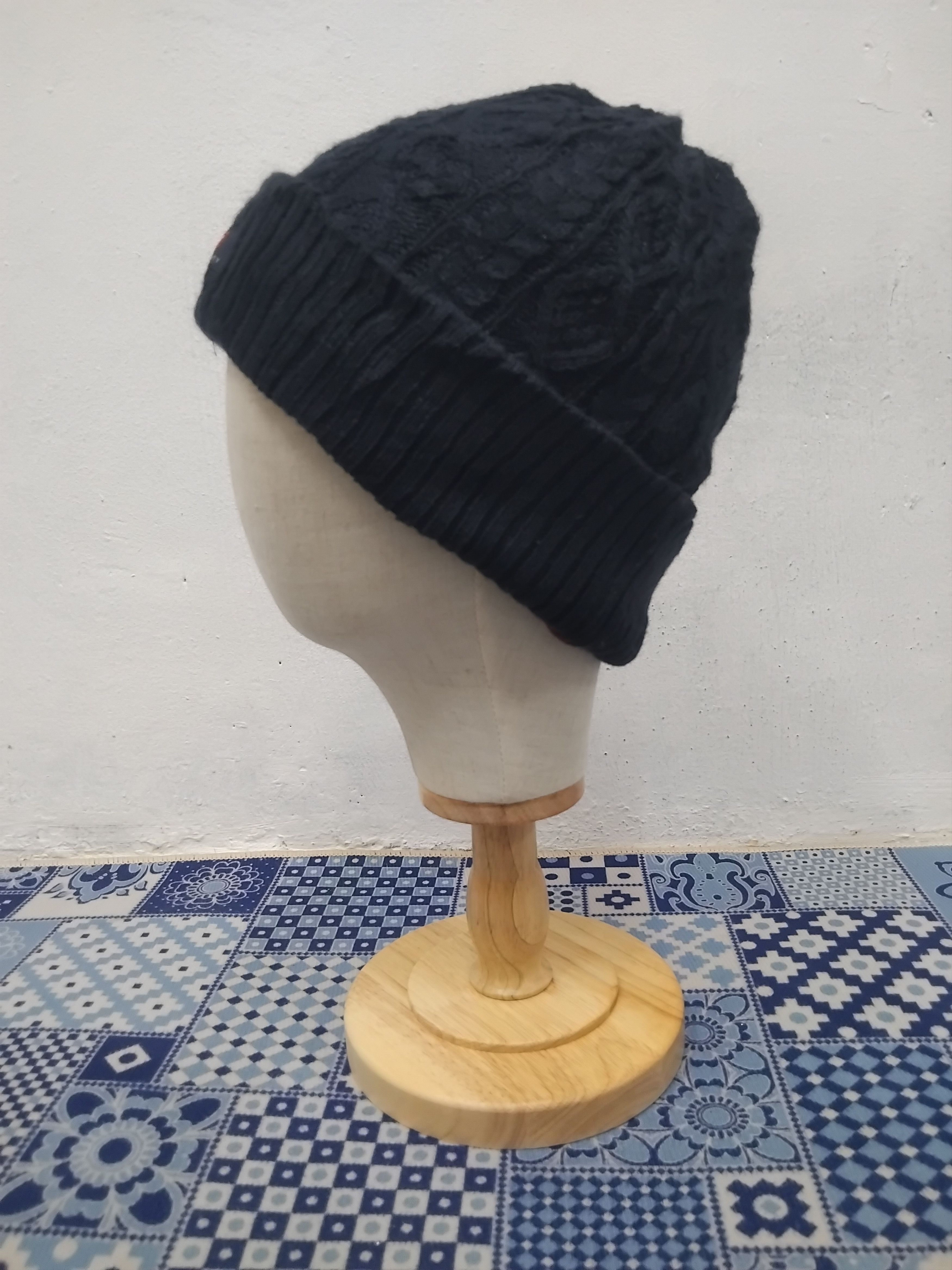Edwin 💥Edwin black colour beanie hat Size ONE SIZE - 3 Thumbnail