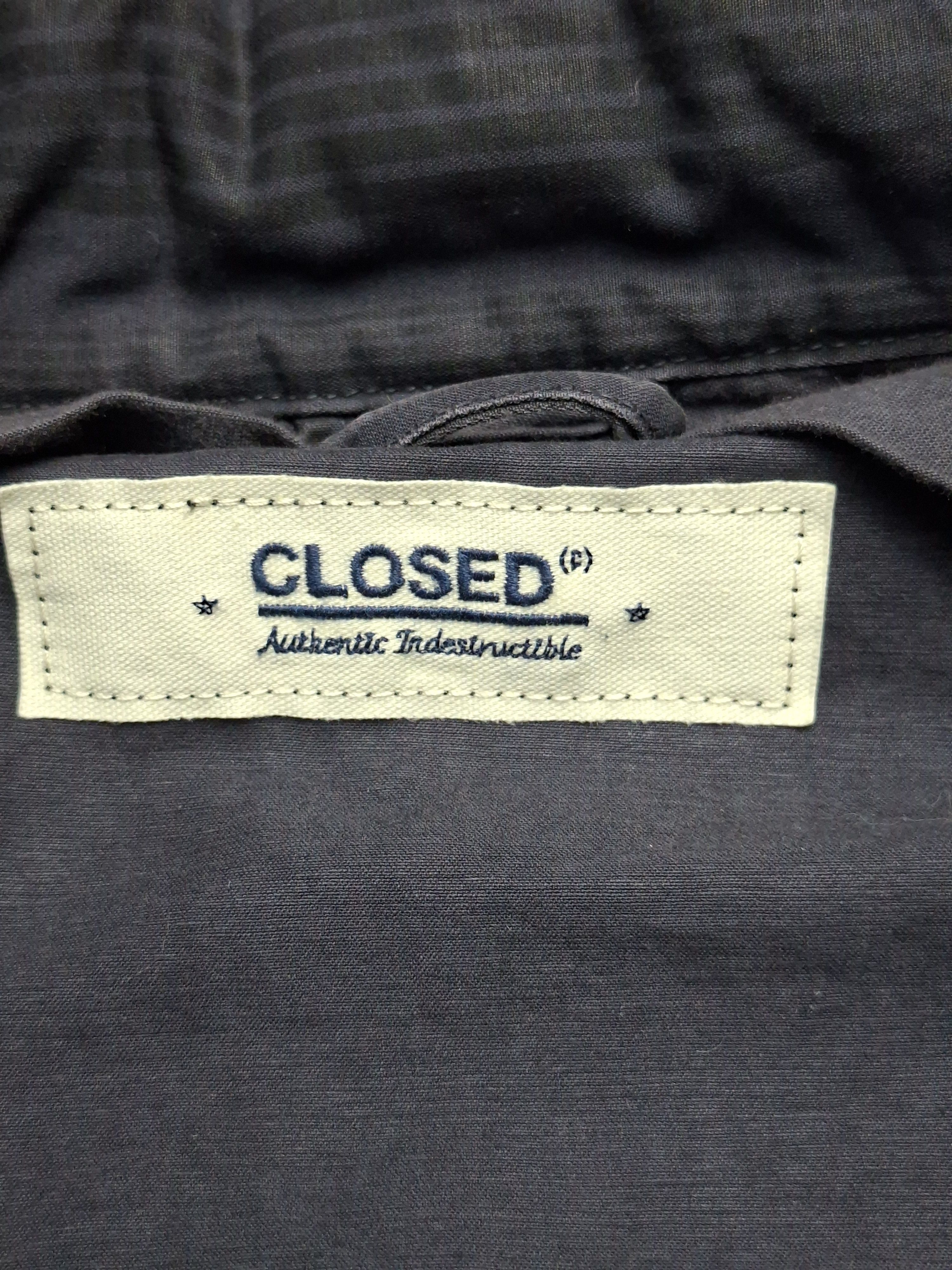 CLOSED Vintage CLOSED Authentic Military Jacket Navy Grey Striped Size M / US 6-8 / IT 42-44 - 12 Thumbnail