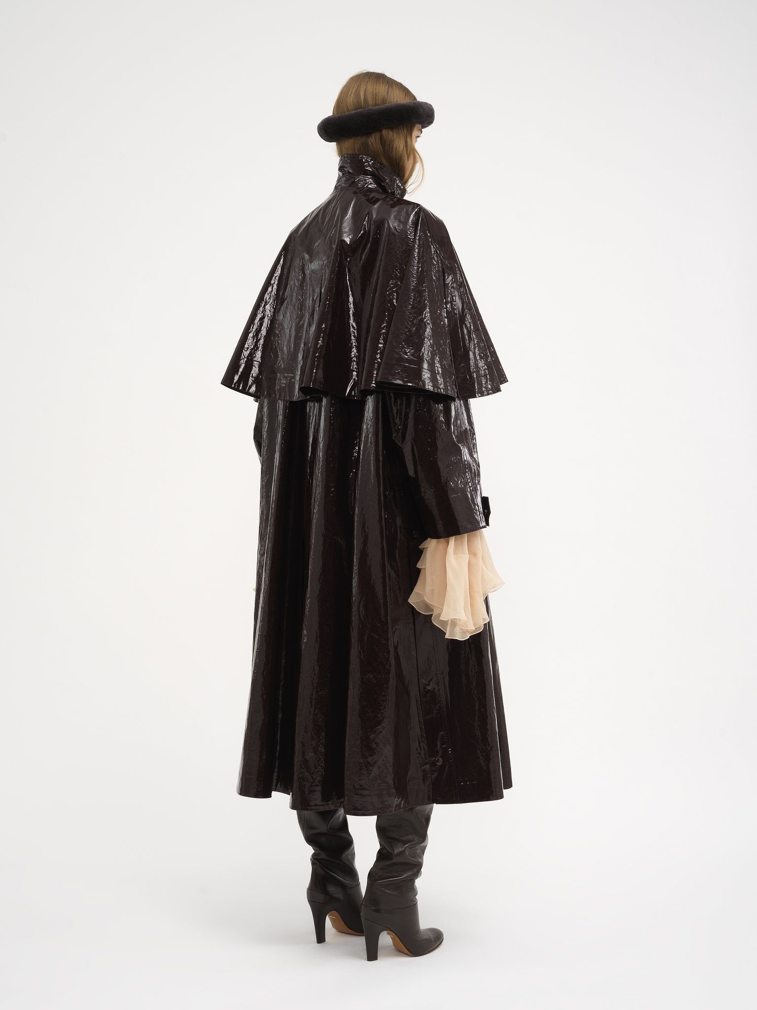 Chloe o1loc1c11025 Oversized Long Parka in Obscure Brown Size XS / US 0-2 / IT 36-38 - 4 Thumbnail