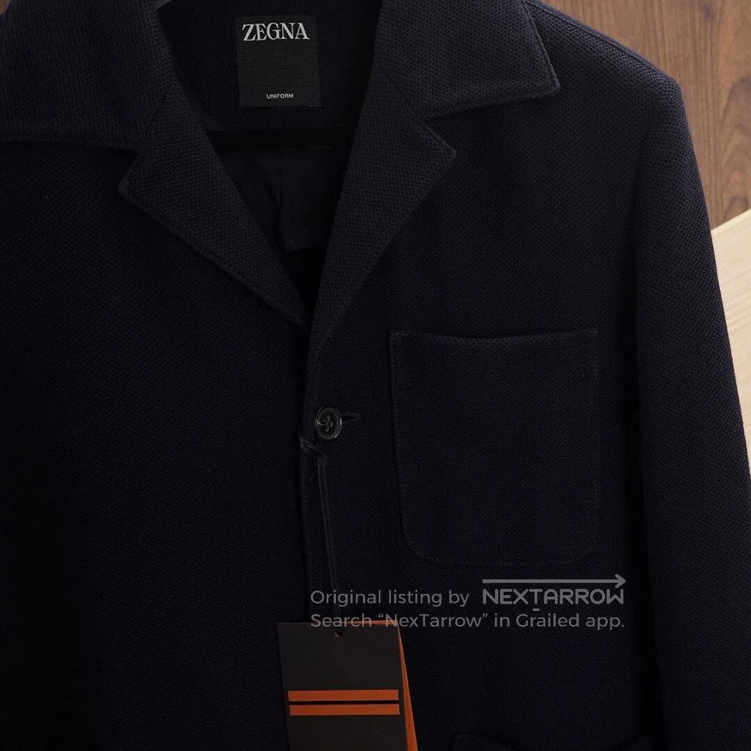 Ermenegildo Zegna ZEGNA Navy Blue Jacket Special Offer. Size US S / EU 44-46 / 1 - 7 Thumbnail