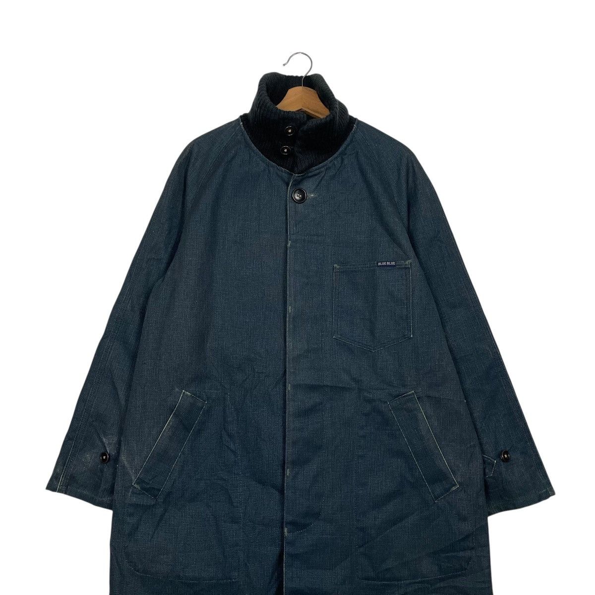 Blue Blue Japan Blue Blue Japan Denim Long Jacket Size US L / EU 52-54 / 3 - 3 Thumbnail
