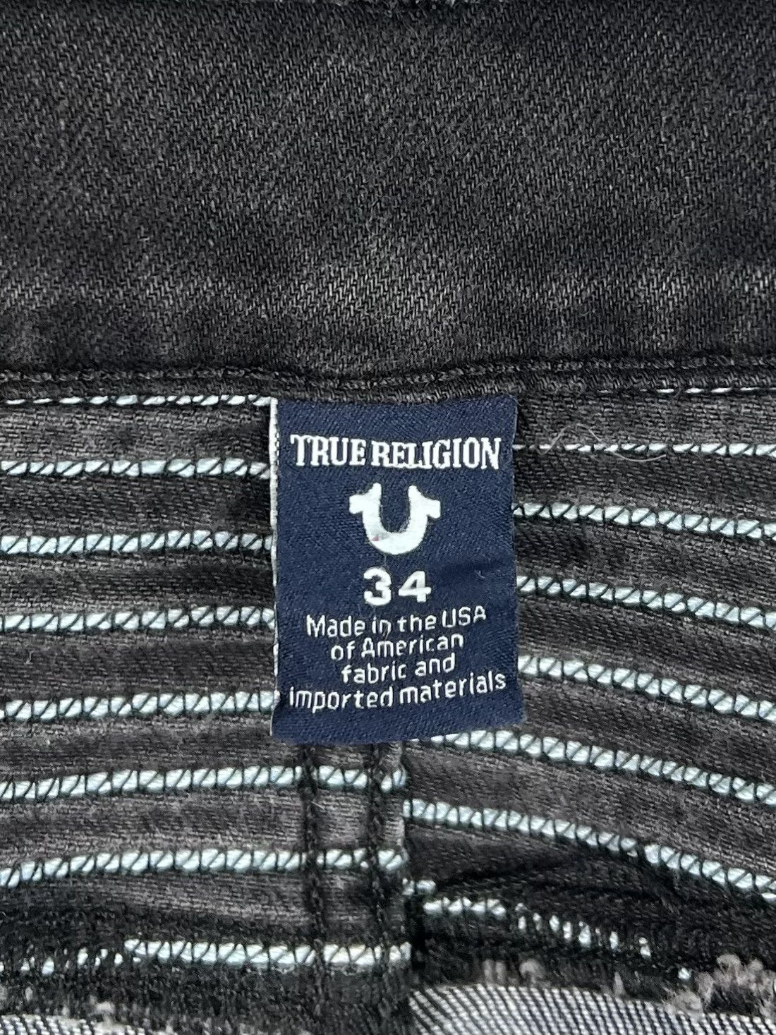 True Religion TRUE RELIGION Denim Pants Pocco Moto Relaxed Skinny 2 Men's Size US 34 / EU 50 - 5 Thumbnail