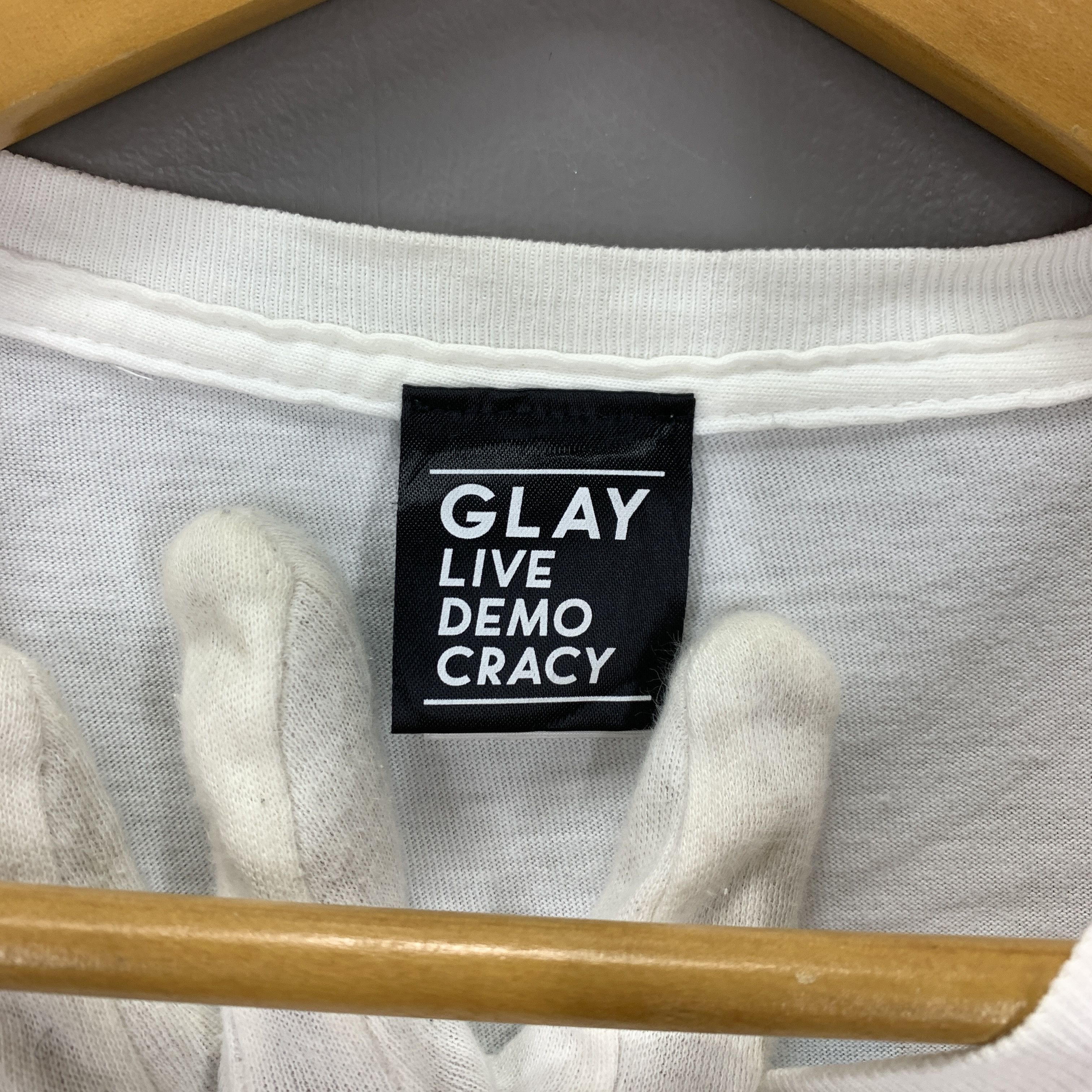 Band Tees GLAY Live Democracy Japan Rock Band T Shirt #1789/07 Size US M / EU 48-50 / 2 - 6 Thumbnail