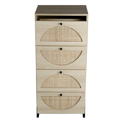 Designer × Homemade Natural rattan, Cabinet with 4 drawers, Suitable for living Size US L / EU 52-54 / 3 - 4 Thumbnail