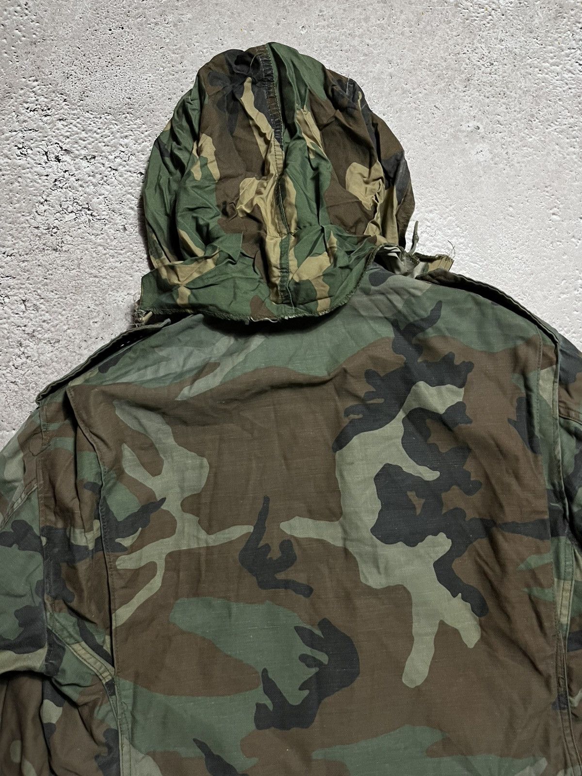 Vintage US Army M65 Field Jacket Woodland Camo Military Vintage Size US M / EU 48-50 / 2 - 13 Thumbnail