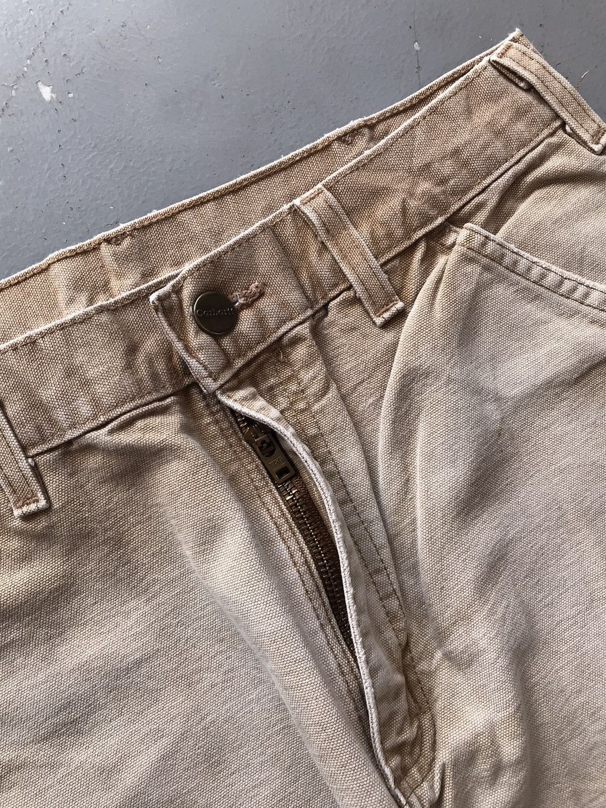 Carhartt × Vintage Vintage sunfade Carhartt b11 BRN carpenter denim Size US 30 / EU 46 - 6 Thumbnail
