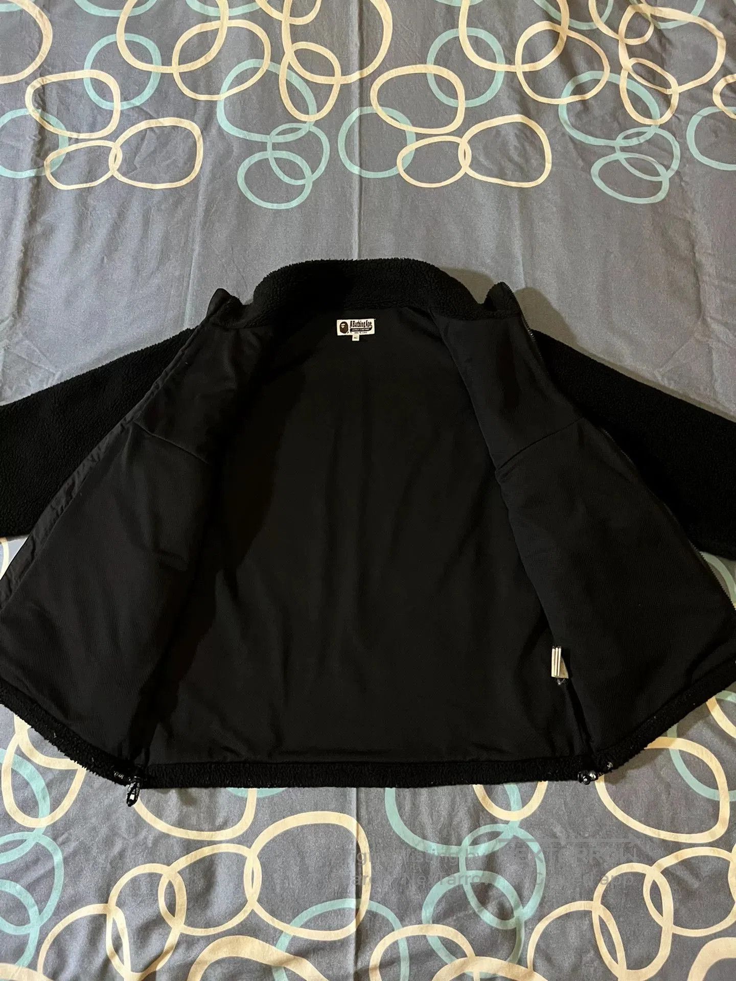 Bape black thick teddy bear fleece zip jacket. Size US XL / EU 56 / 4 - 5 Thumbnail