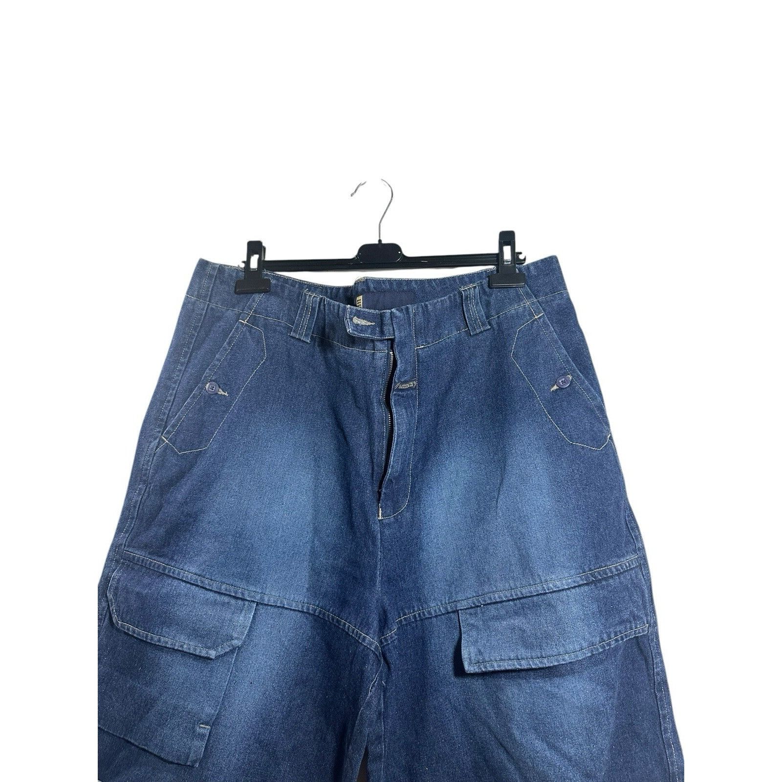 Marithe + Francois Girbaud Vintage MFG Marithe Francois Girbaud Denim Shorts Jorts Hip Size US 40 / EU 56 - 2 Thumbnail