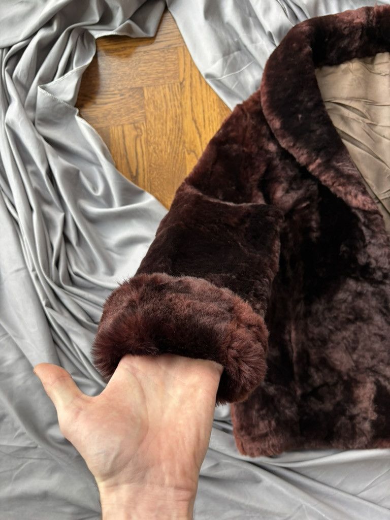 Vintage 1950s Fur Coat Vintage Sheared Beaver Overcoat Cropped Mob Size US S / EU 44-46 / 1 - 10 Thumbnail