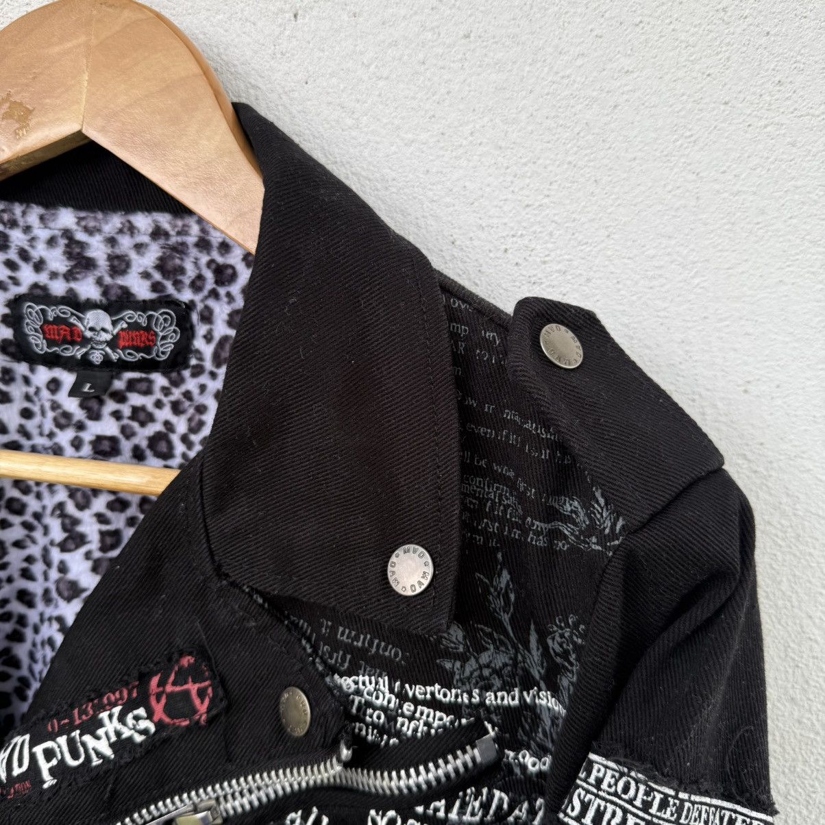 Seditionaries Mad Punk Gothic Skull Cross Bondage y2k Jacket Size US L / EU 52-54 / 3 - 12 Thumbnail