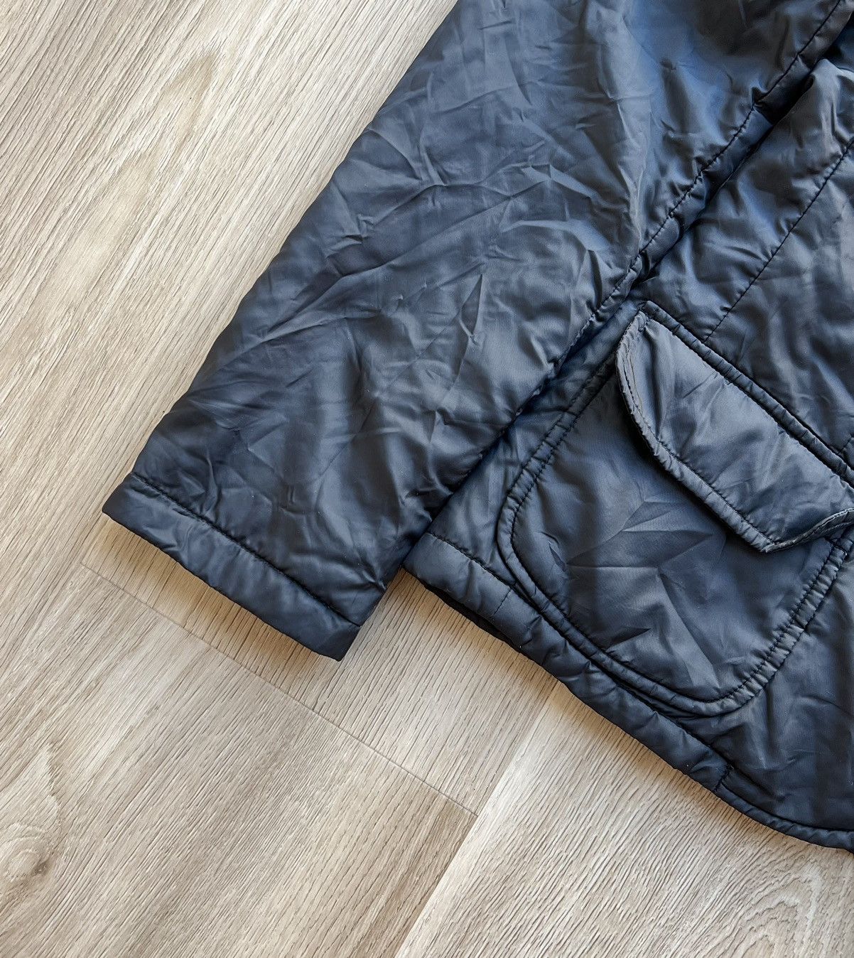 Aspesi Aspesi Dark Blue Nylon Light Jacket Size M / US 6-8 / IT 42-44 - 2 Thumbnail