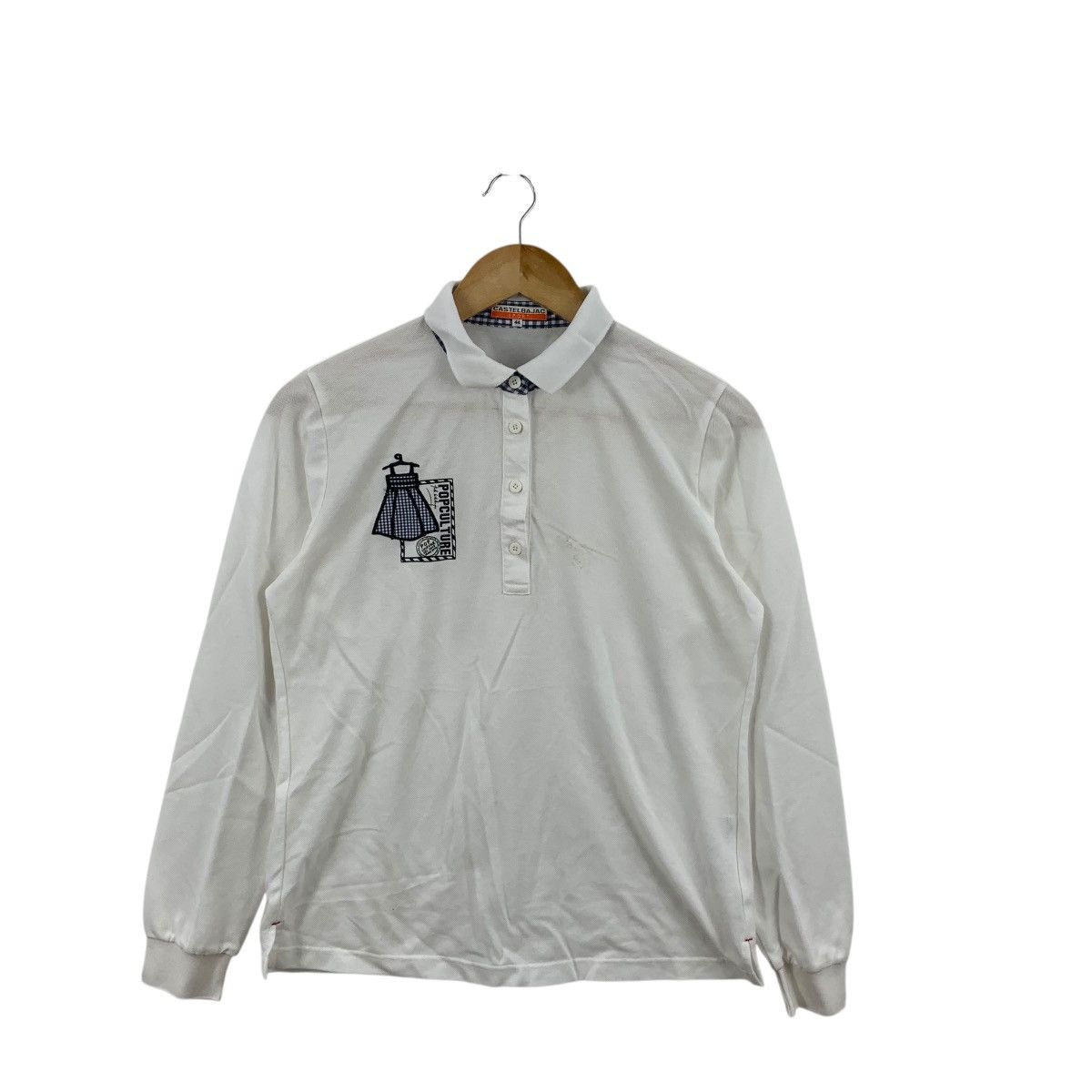 Jean Charles De Castelbajac Vintage JEAN CHARLES CASTELBAJAC Pop Culture Polo Tee Shirt Size S / US 4 / IT 40 - 3 Thumbnail