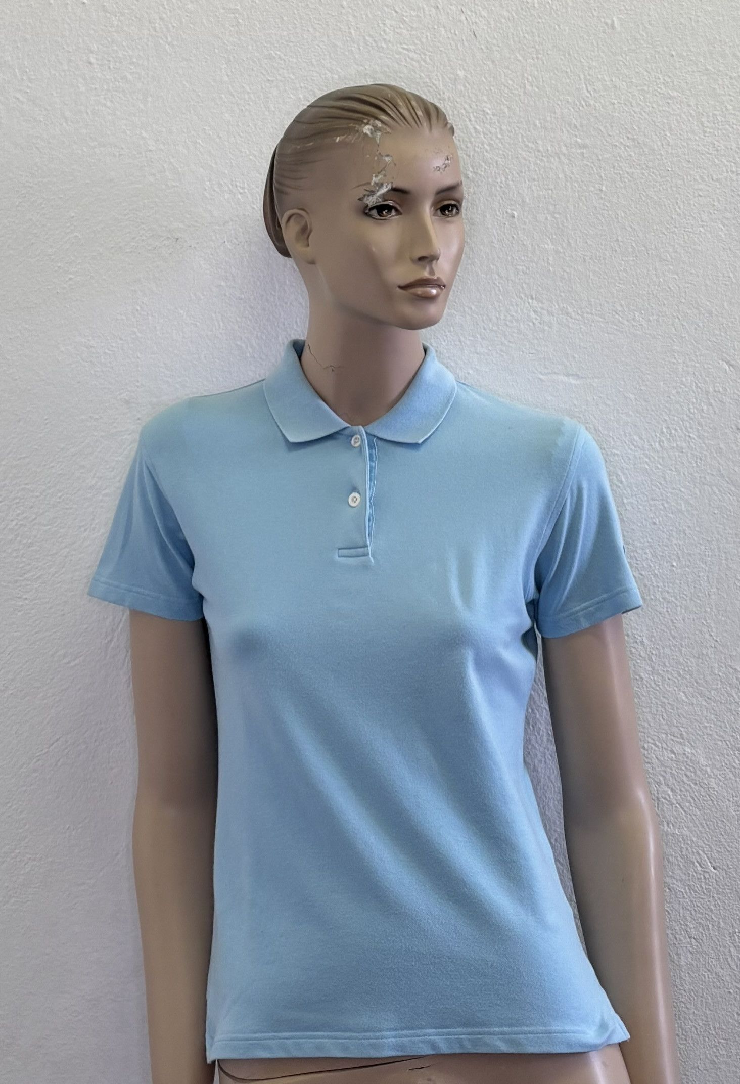 Burberry × Vintage Burberry Polo Golf vintage baby blue Medium Size M / US 6-8 / IT 42-44 - 1 Thumbnail