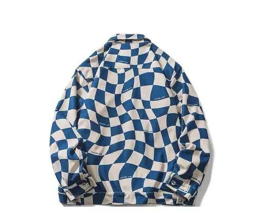 Japanese Brand New 2022 Futuristic Checkered Bomber Jacket Size US M / EU 48-50 / 2 - 2 Thumbnail