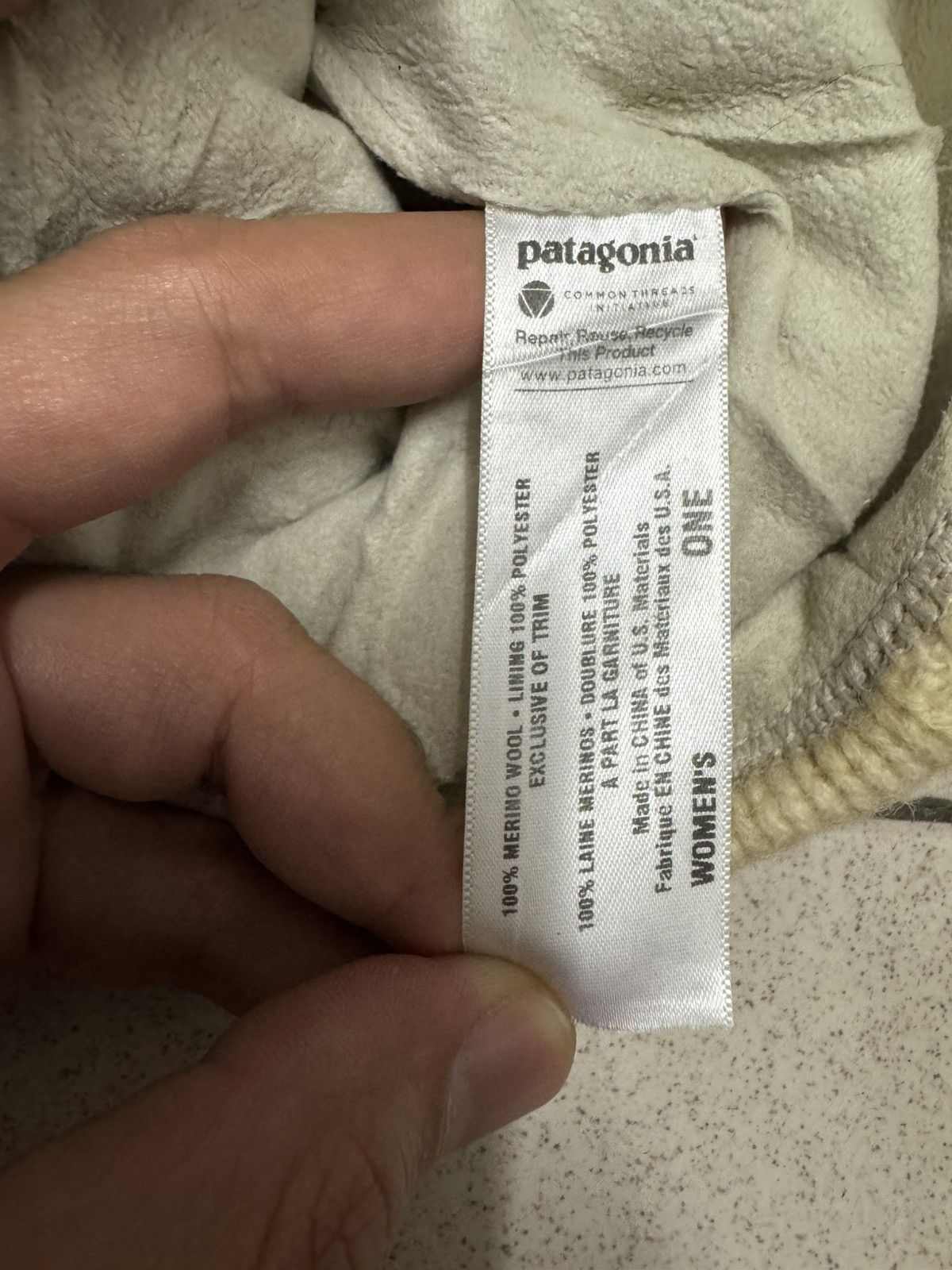Patagonia PATAGONIA MERINO WOOL CANLE KNITTED WOVEN HAT Size ONE SIZE - 6 Thumbnail